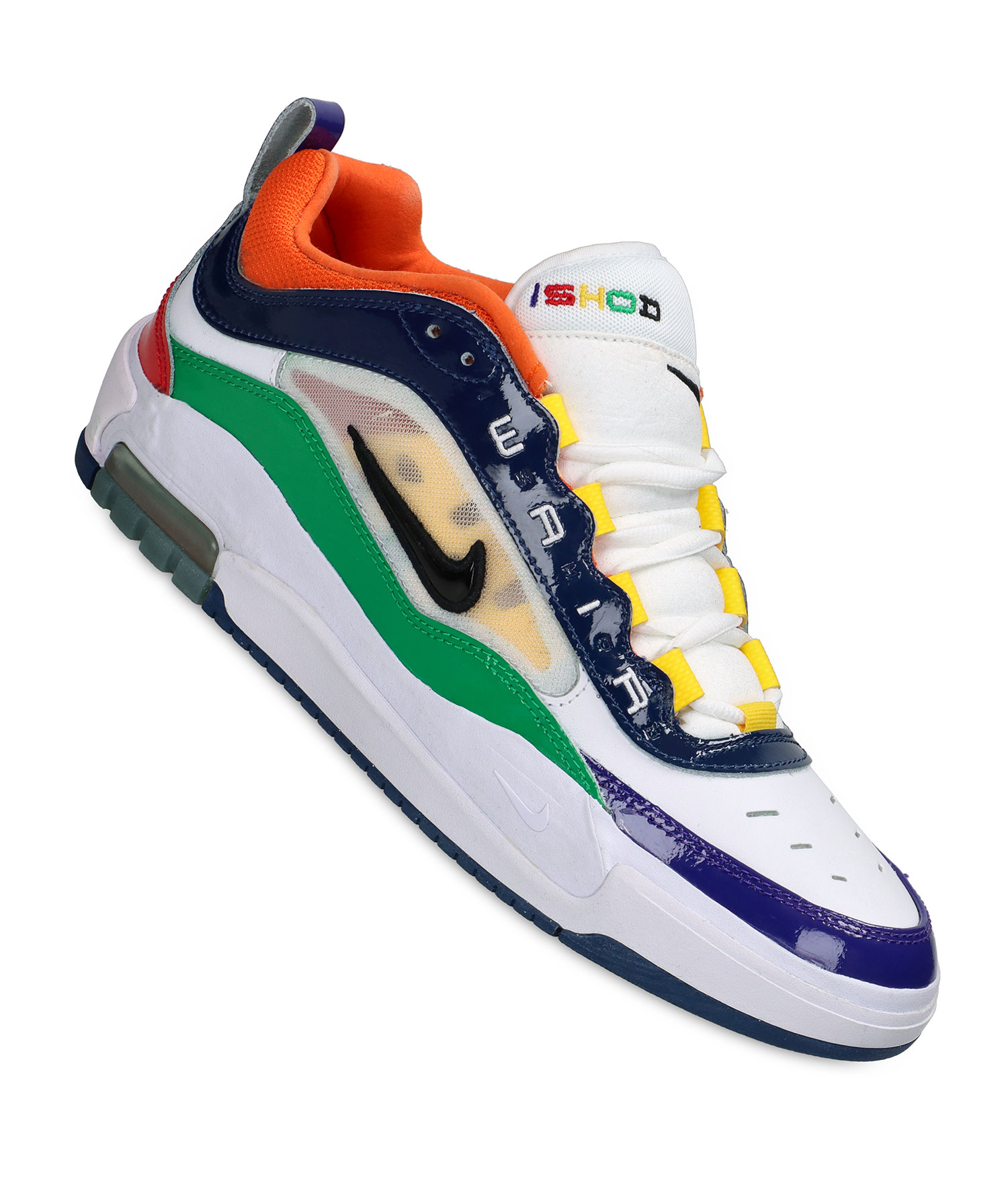 Nike SB Air Max Ishod Premium Schuh university red black amarillo na Herren US 9