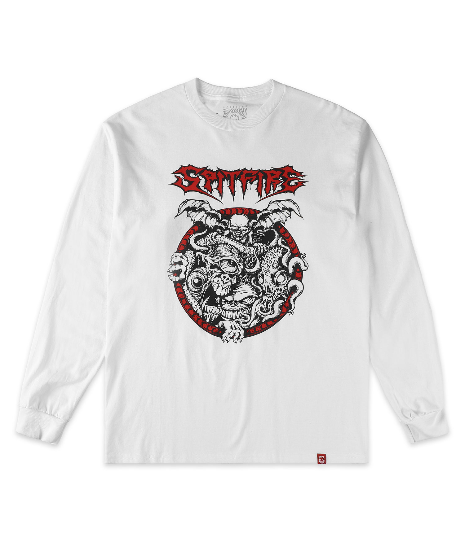 Spitfire Demon Gate Longsleeve white Herren L