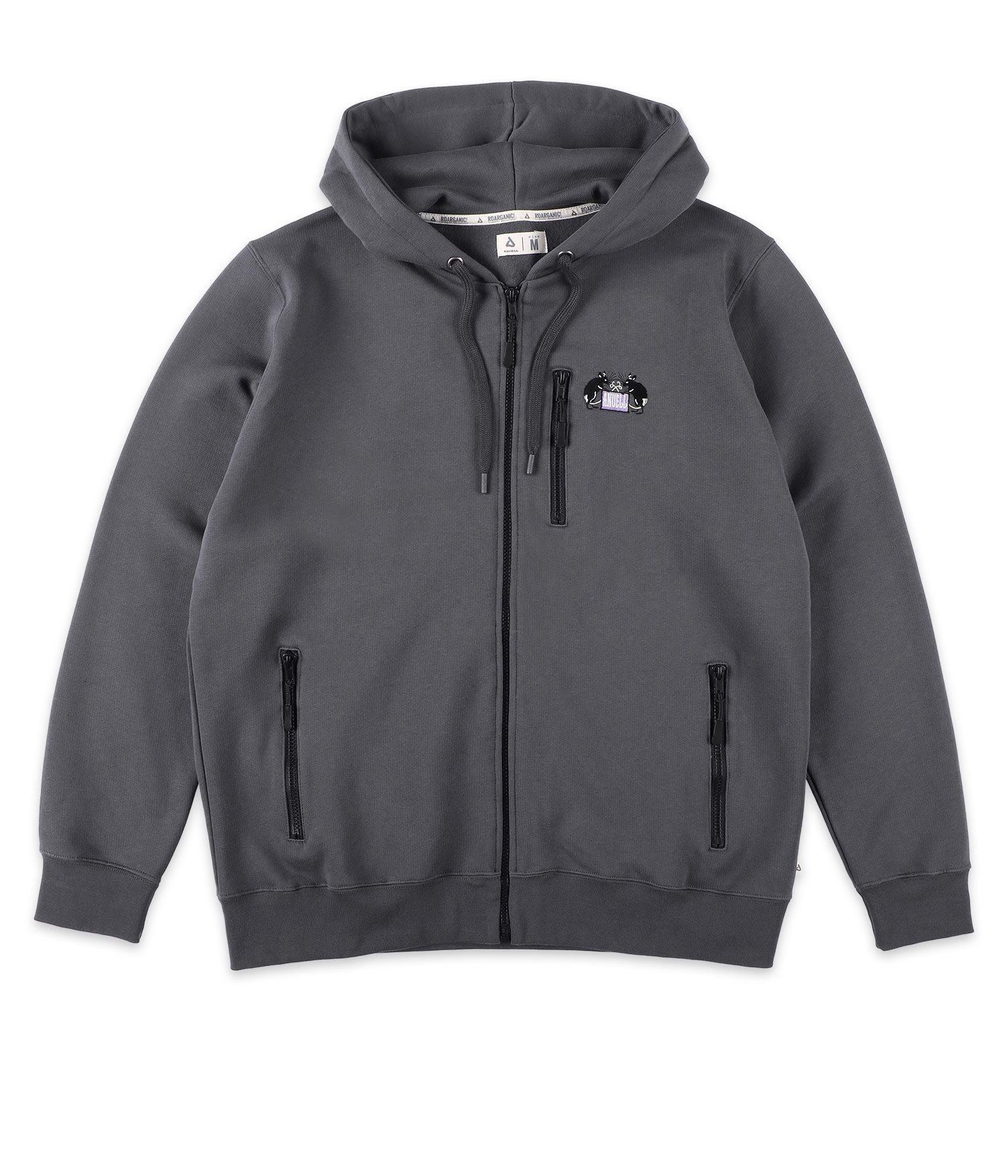 Anuell Rodum Organic Zip-Hoodie charcoal Herren XS