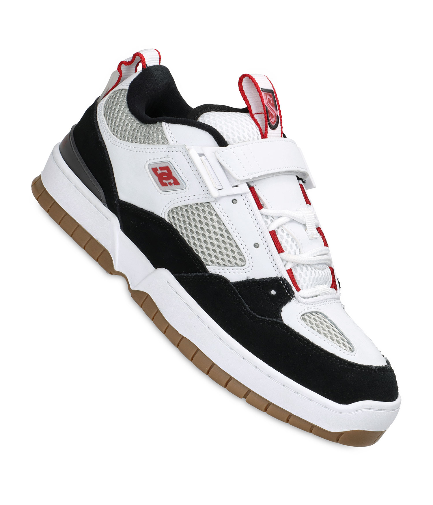 DC JS 1 Schuh black white red Herren US 9