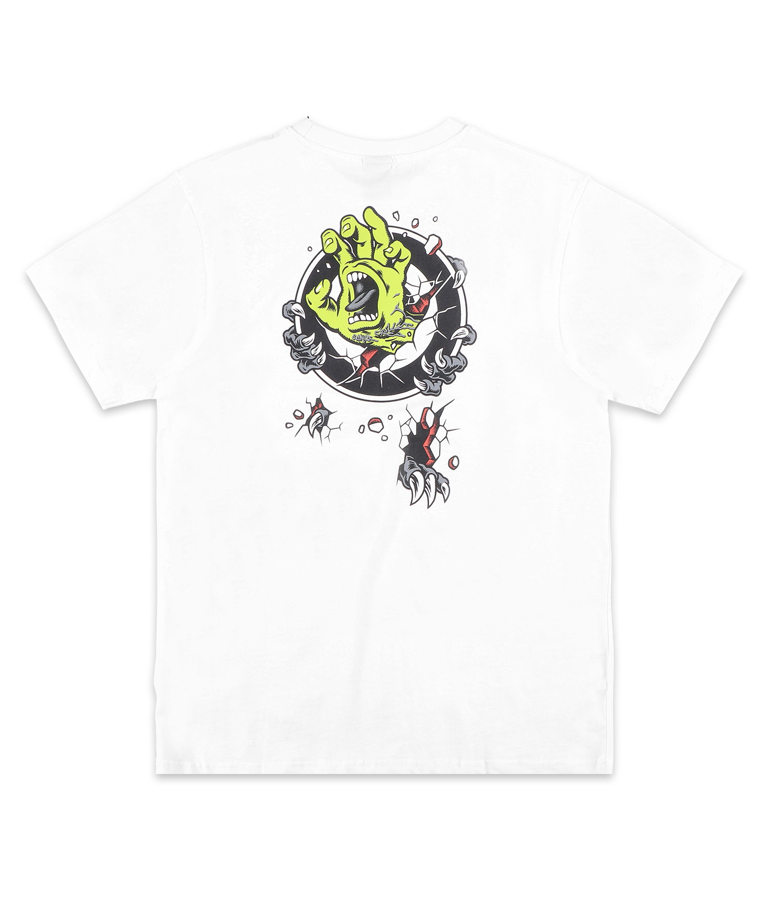 Santa Cruz Roskopp Screaming Target T-Shirt white Herren S