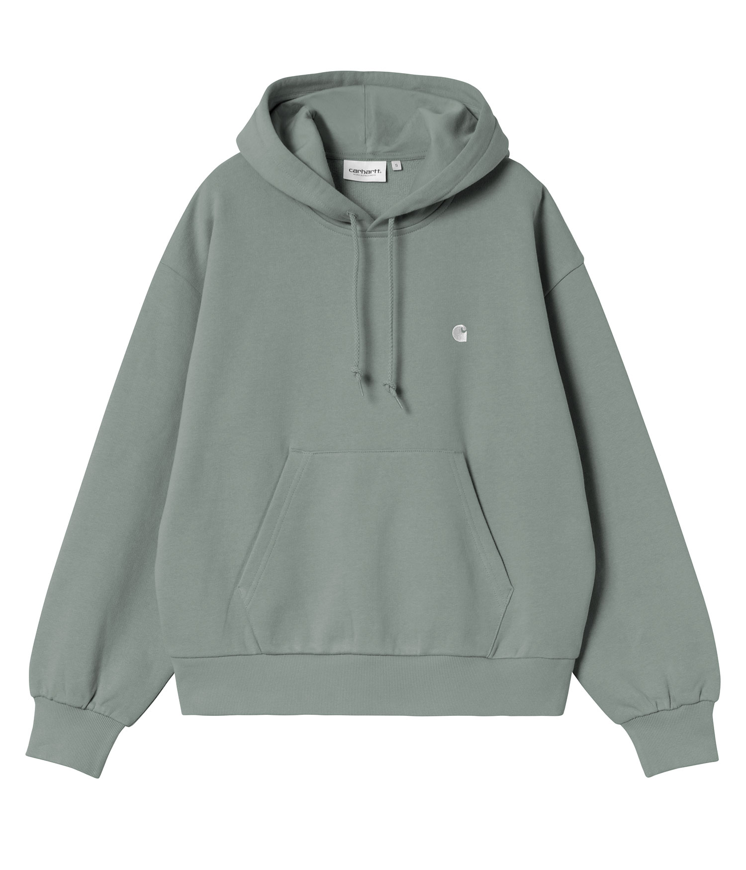 Carhartt WIP W' Casey Hoodie velvet green silver Damen L