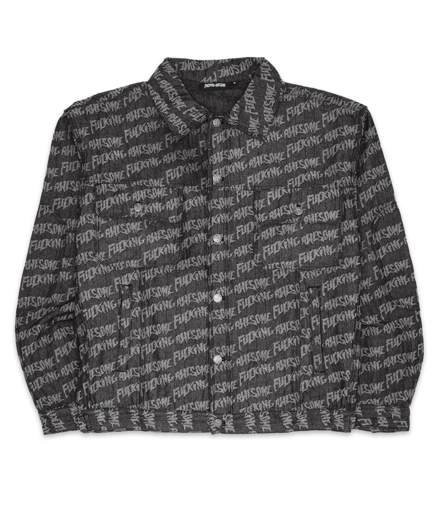 Fucking Awesome Herringbone Work Jacke black Herren L