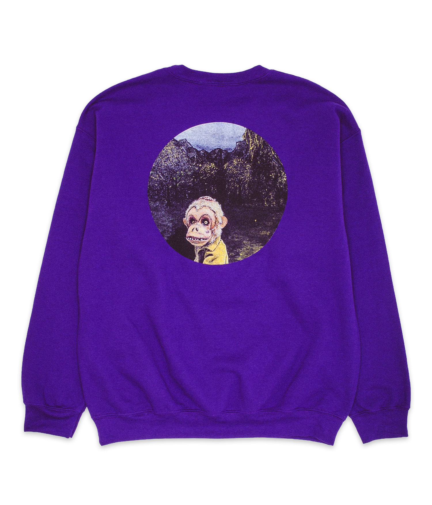 Fucking Awesome Landscape Brainscape Sweatshirt purple Herren M