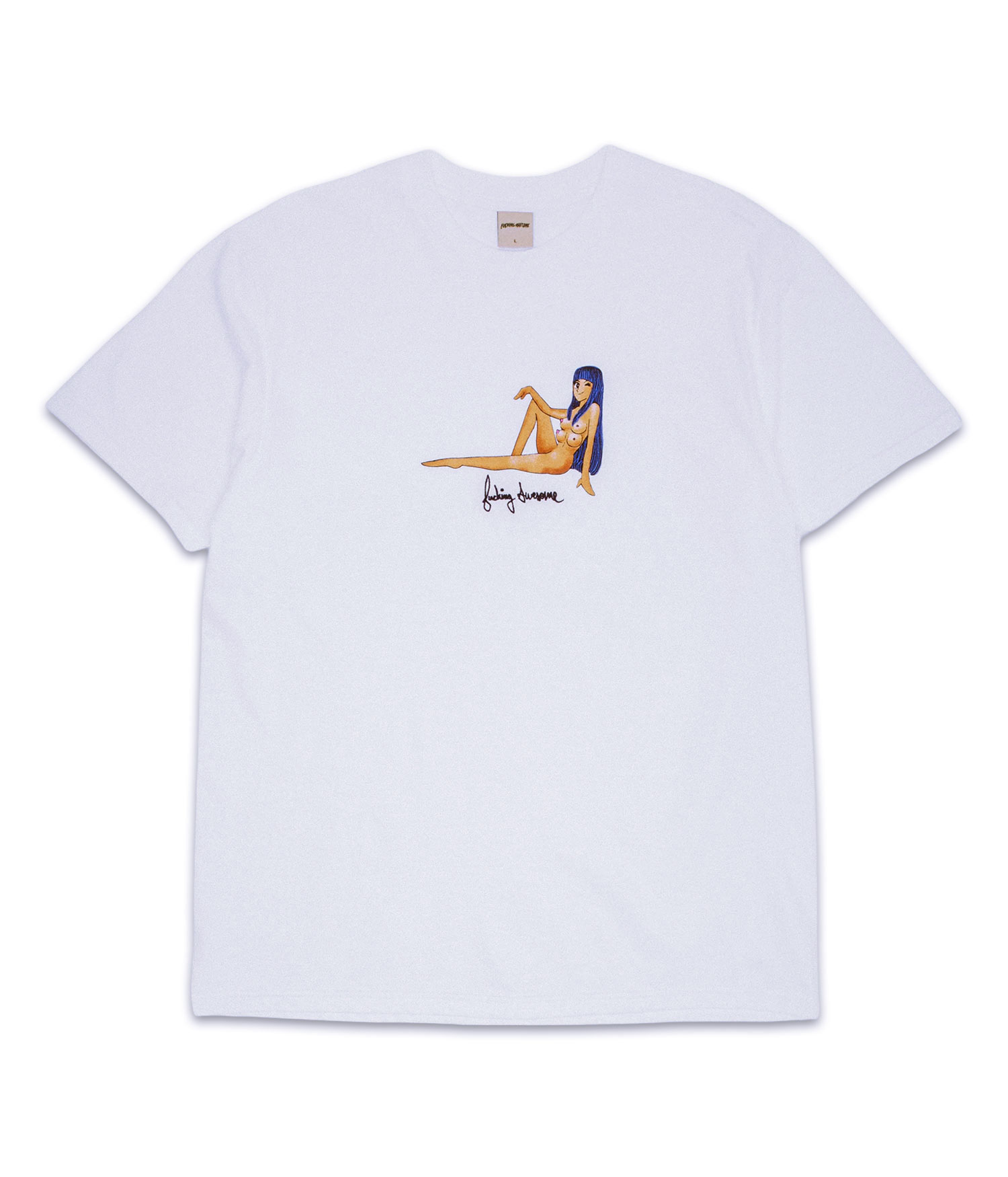 Fucking Awesome FA World Girl T-Shirt white Herren S