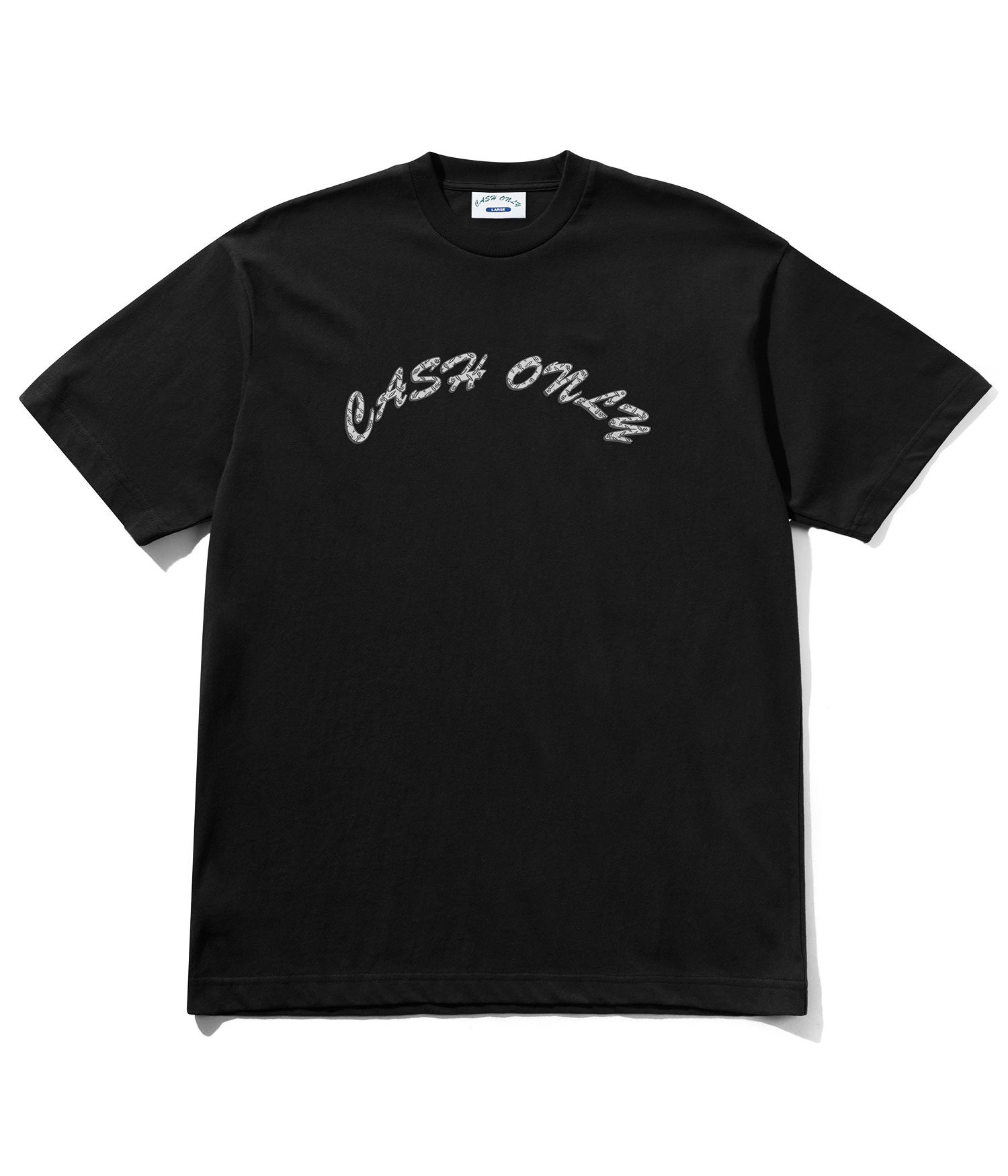 Cash Only Diamond Plate Logo T-Shirt black Herren S