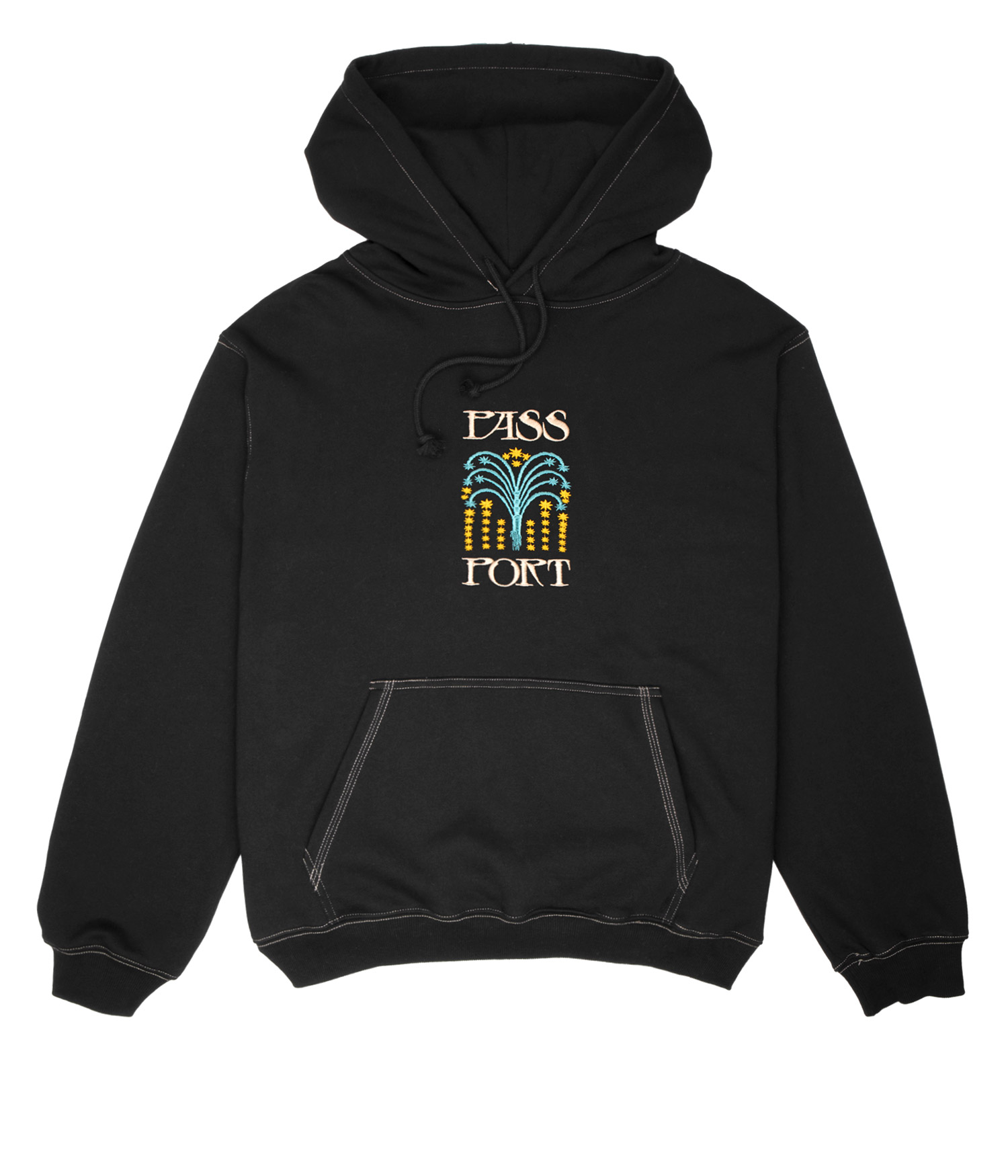 Passport Roman Candle Hoodie black Herren M