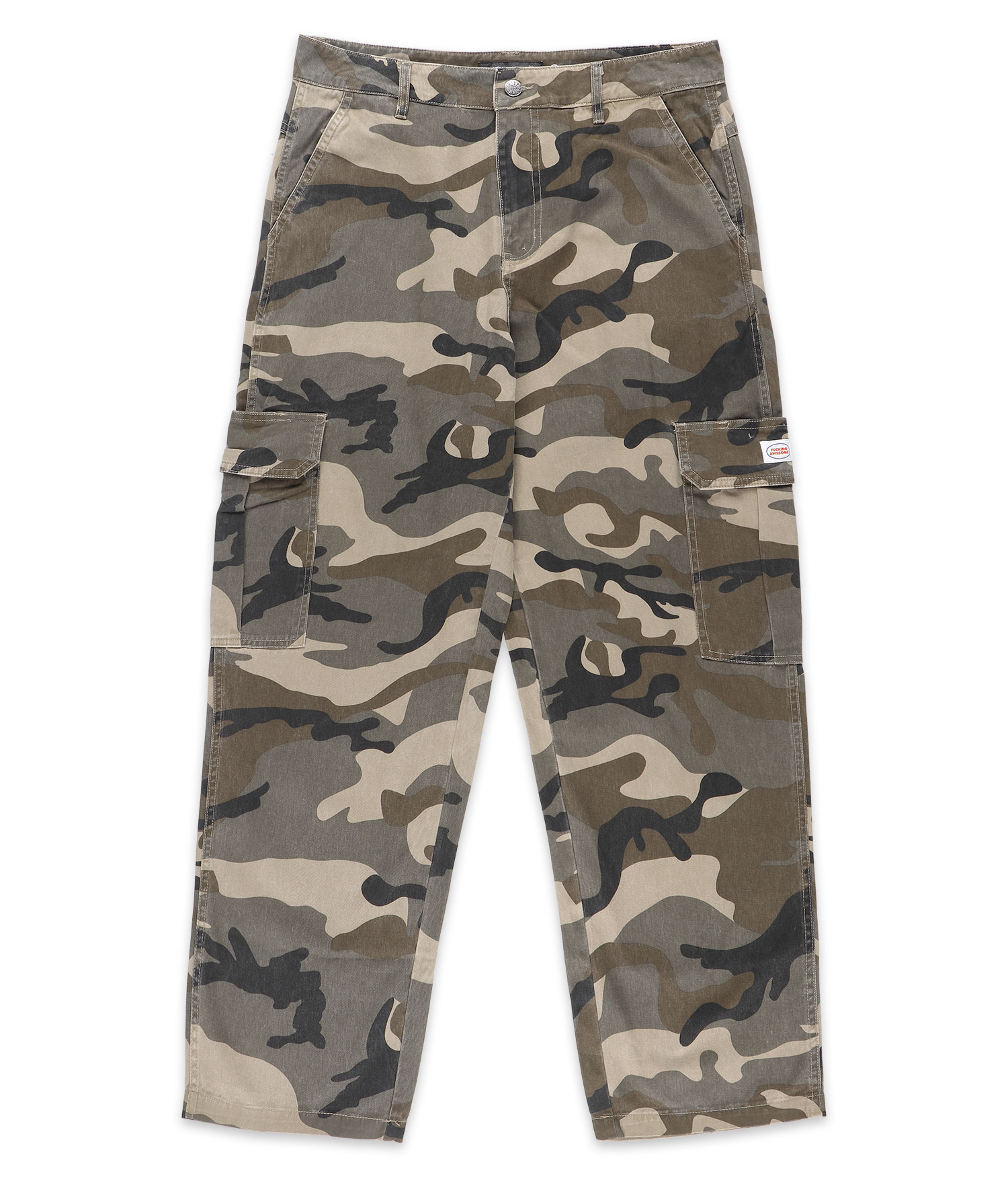 Fucking Awesome Contacts Baggy Cargo Hose washed camo Herren W28