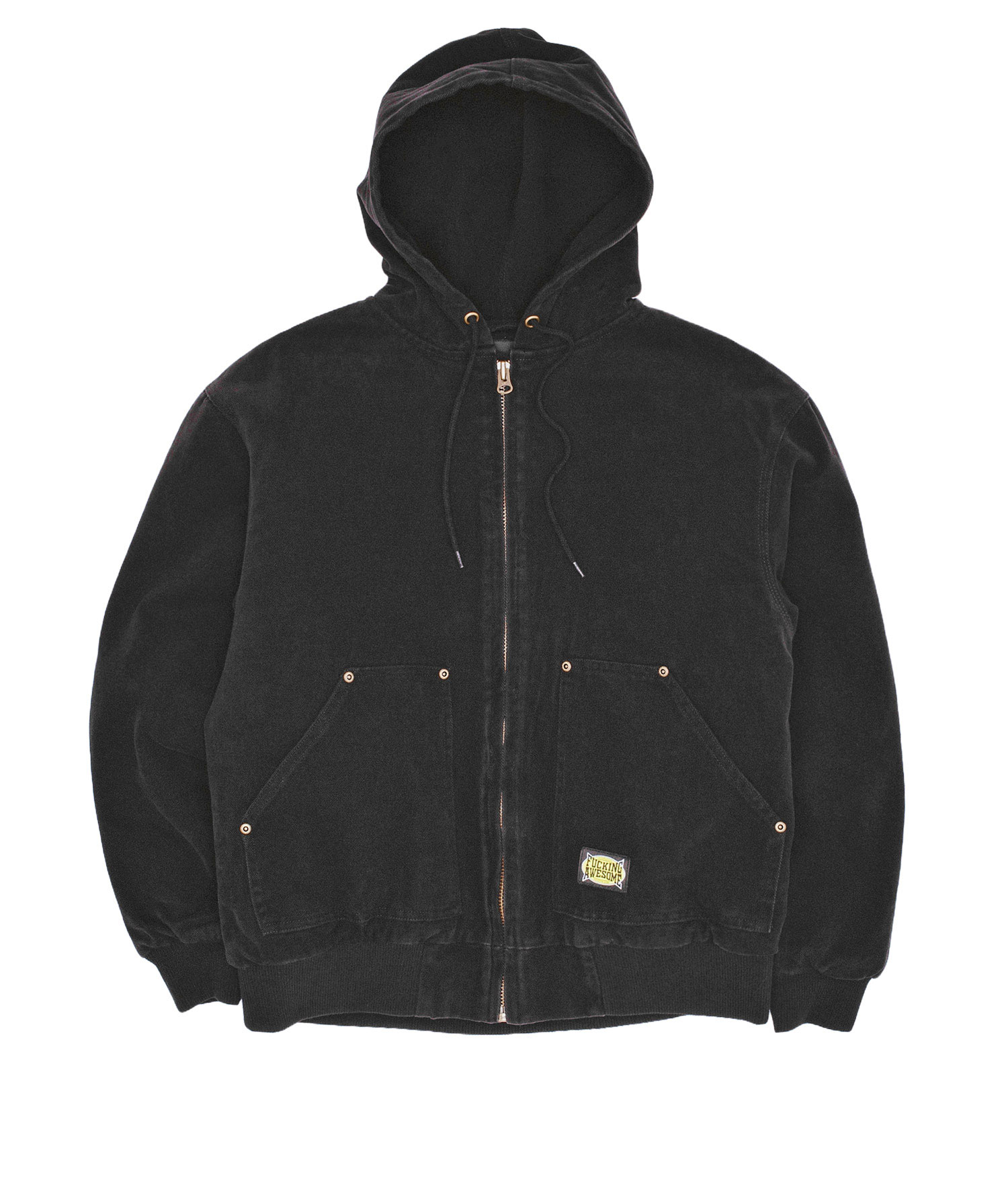 Fucking Awesome KO Work Jacke washed black Herren L
