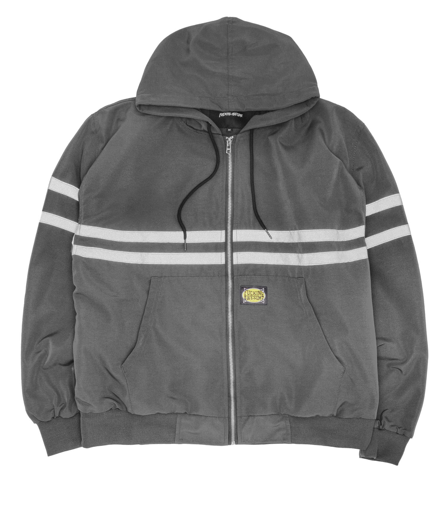 Fucking Awesome KO Striped Hoodie Jacke black Herren XL