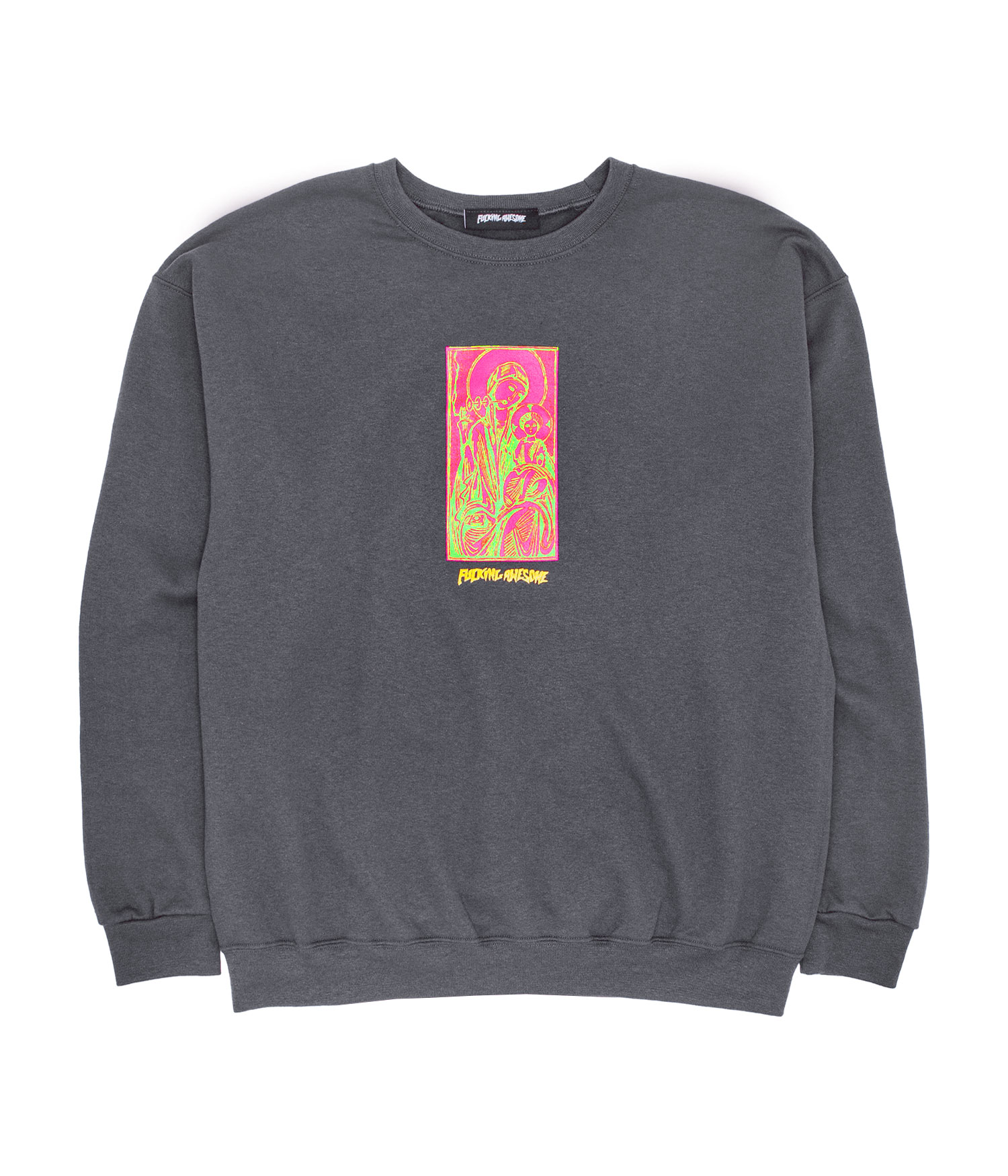 Fucking Awesome Hate The Pain Away Sweatshirt charcoal Herren XXL