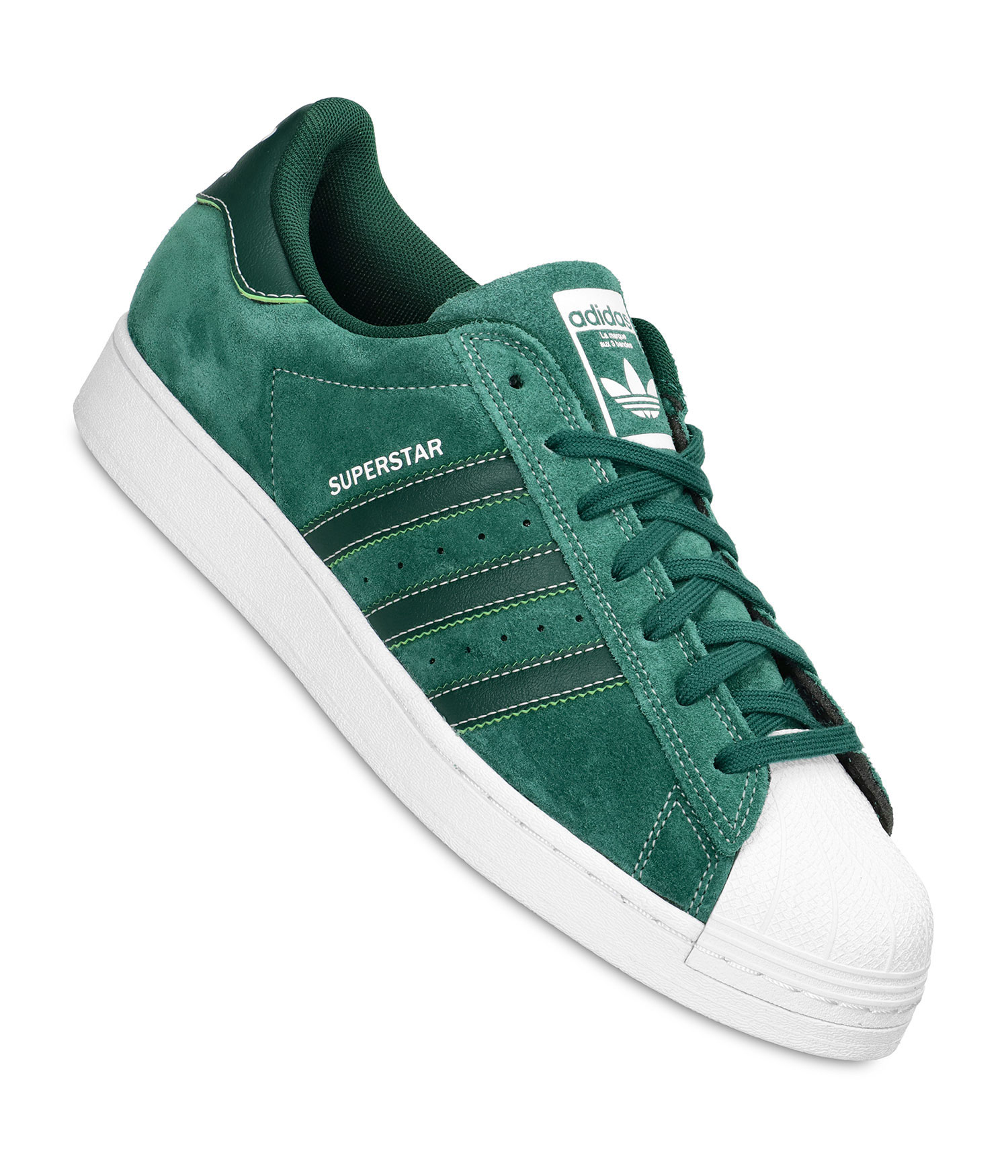 adidas Skateboarding Superstar ADV Schuh core green white core green Herren US 8.5