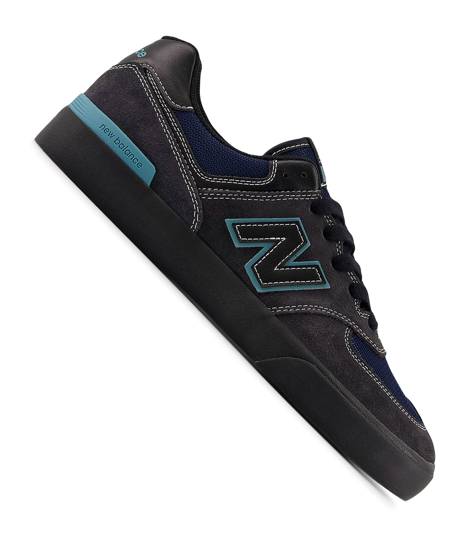 New Balance Numeric 574 Vulc Schuh faded black faded teal Herren US 10.5