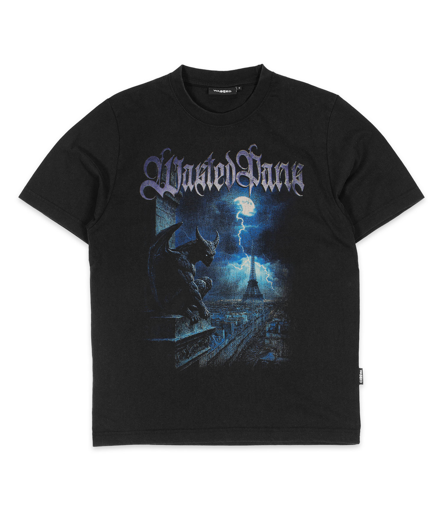 Wasted Paris Gargoyle T-Shirt faded black Herren L