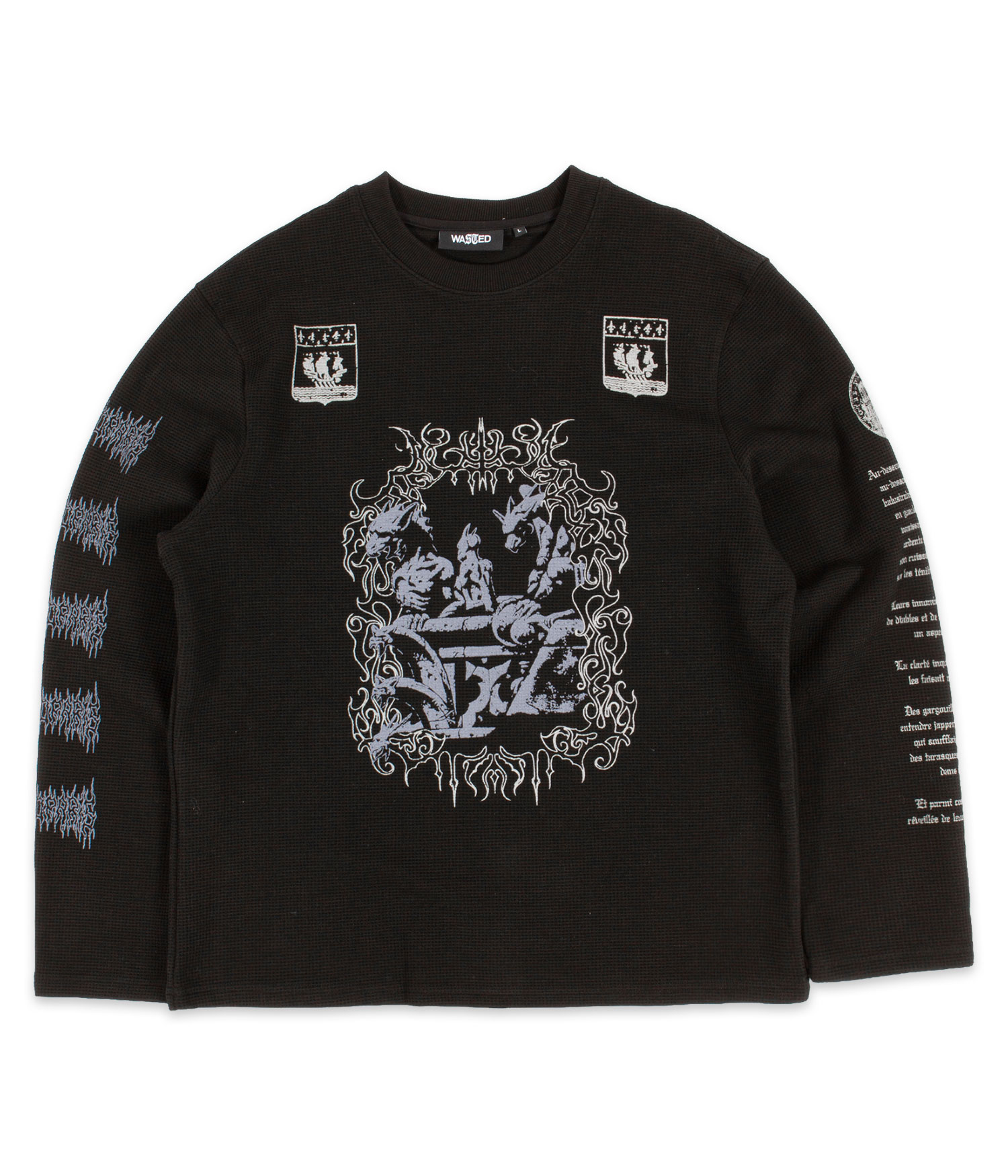 Wasted Paris Duke Thermal Longsleeve black Herren S