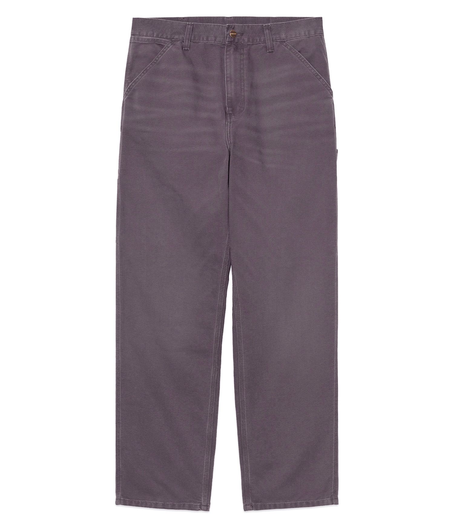 Carhartt WIP Single Knee Pant Organic Dearbon Hose shale stone canvas Herren W33 L32