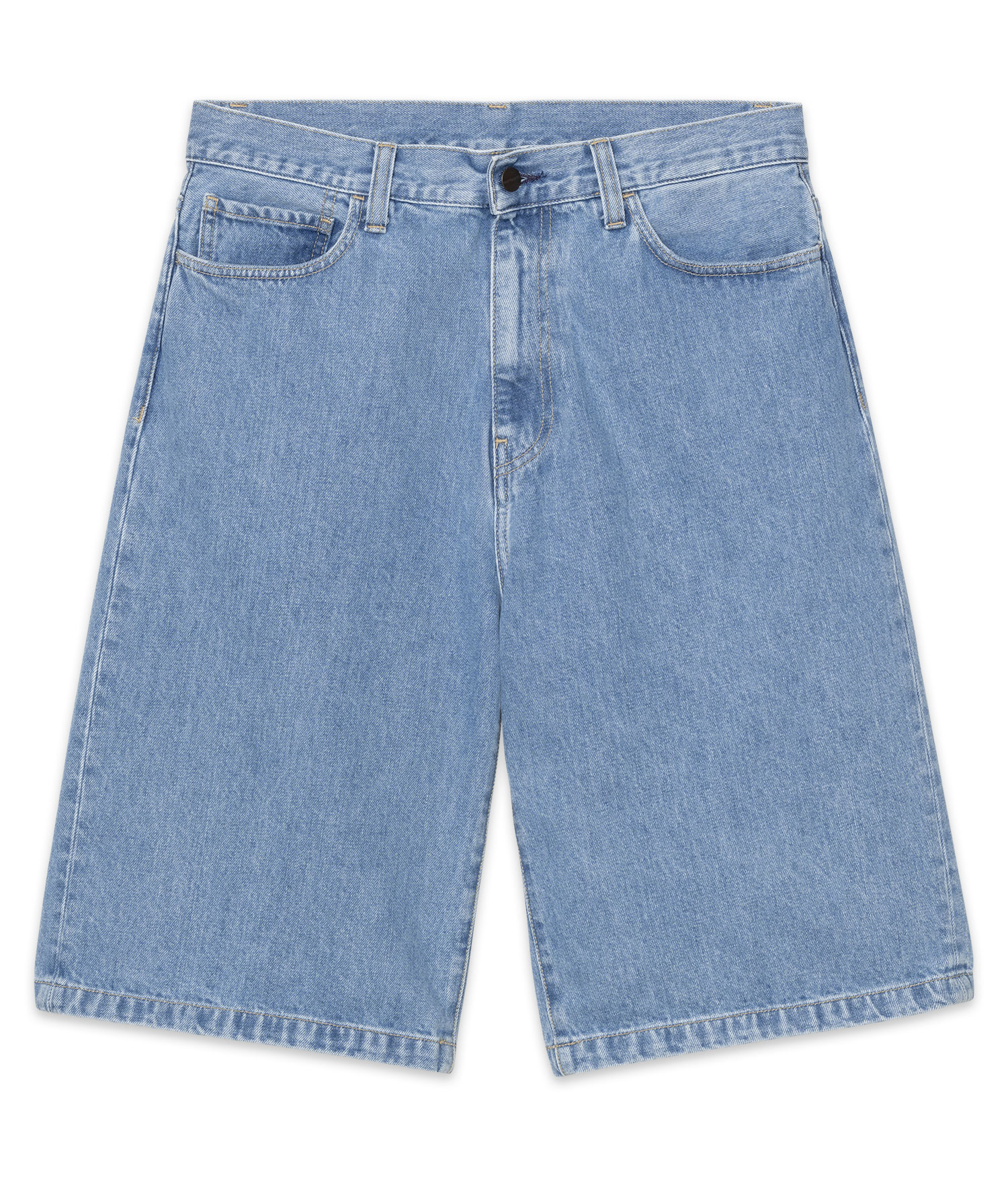 Carhartt WIP Langdon Cotton Smith Shorts blue stone bleached Herren W28