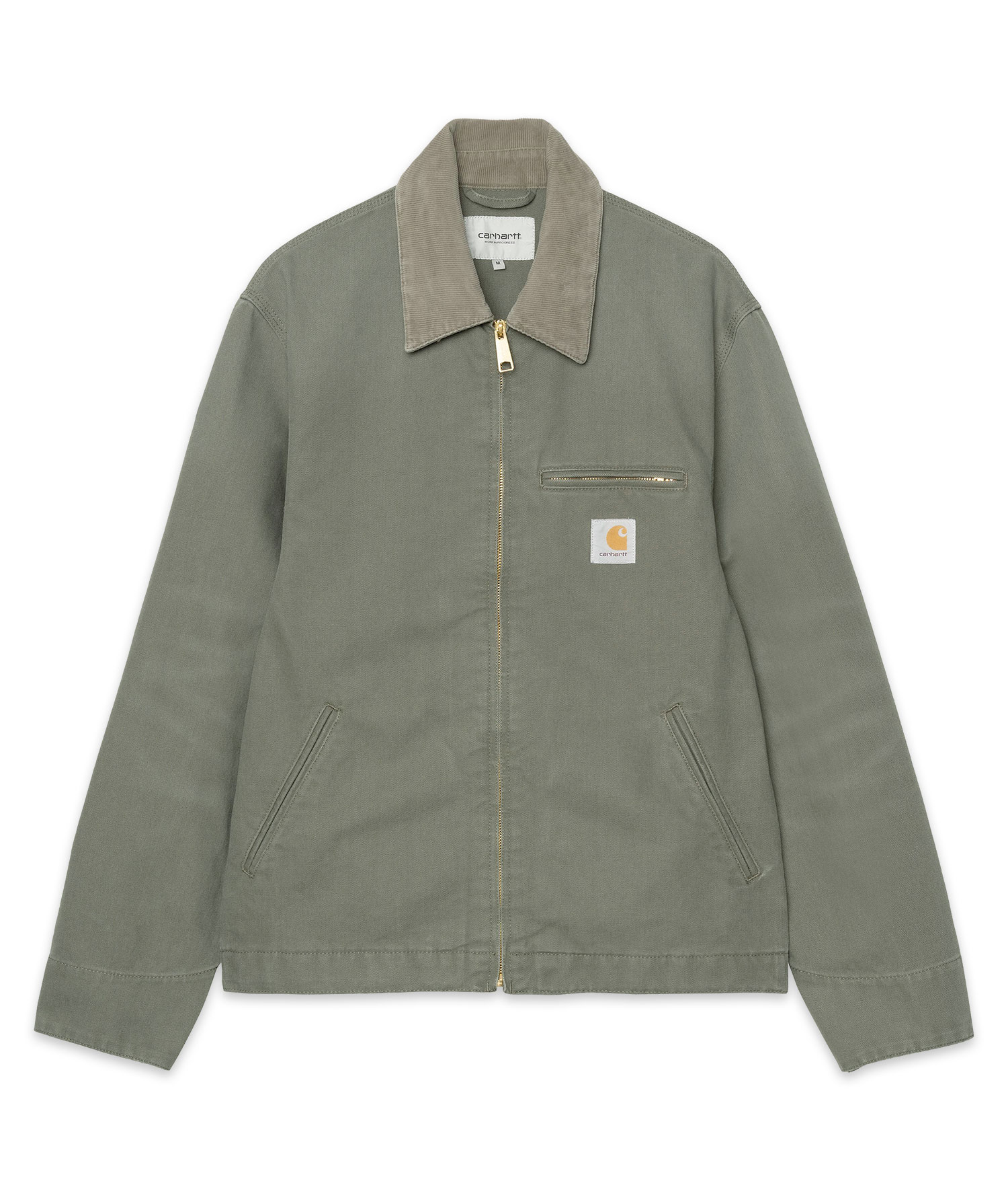 Carhartt WIP Detroit Organic Dearborn Jacke leaf stone canvas Herren S