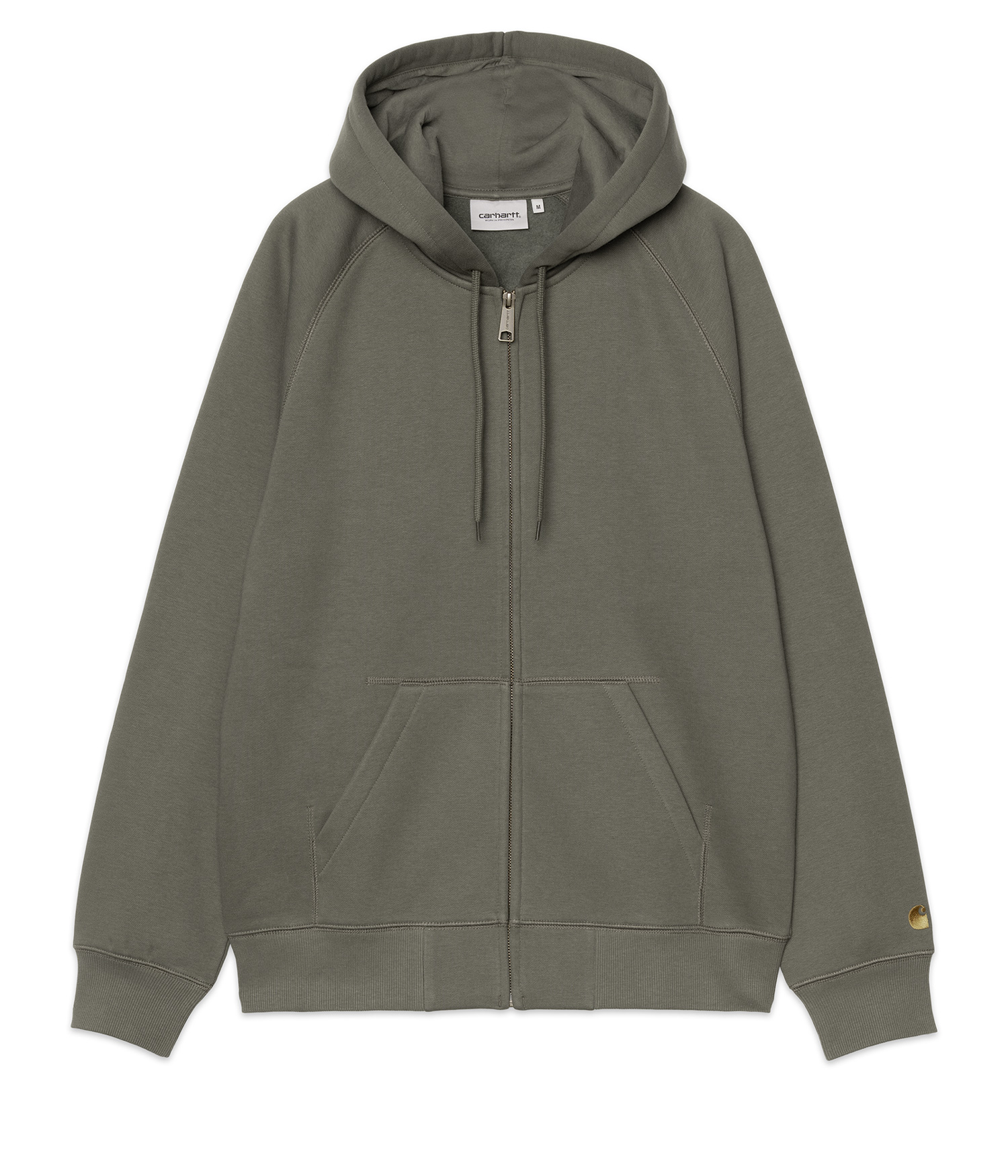 Carhartt WIP Chase Zip-Hoodie leaf gold Herren M