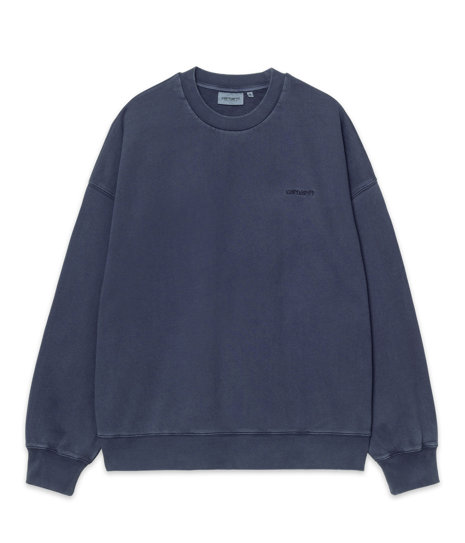 Carhartt WIP Benton Sweatshirt carbon garment dyed Herren XXL
