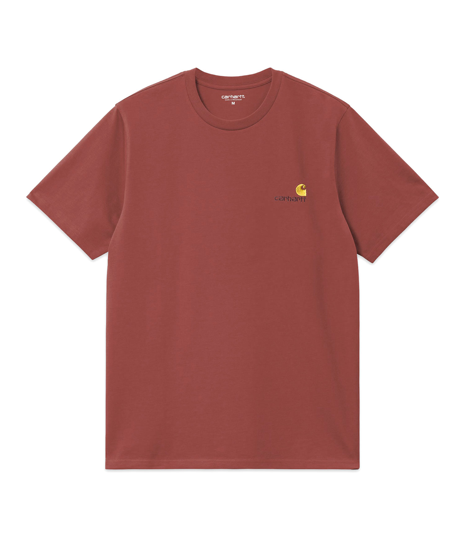 Carhartt WIP American Script Organic T-Shirt oxide red Herren M