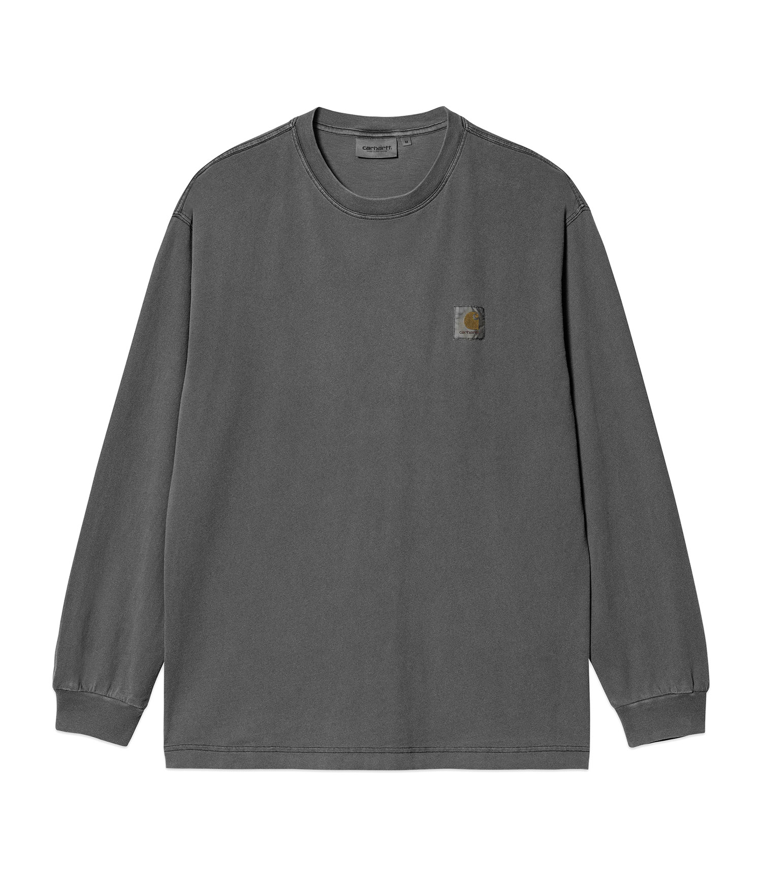 Carhartt WIP Nelson Longsleeve black garment dyed Herren L