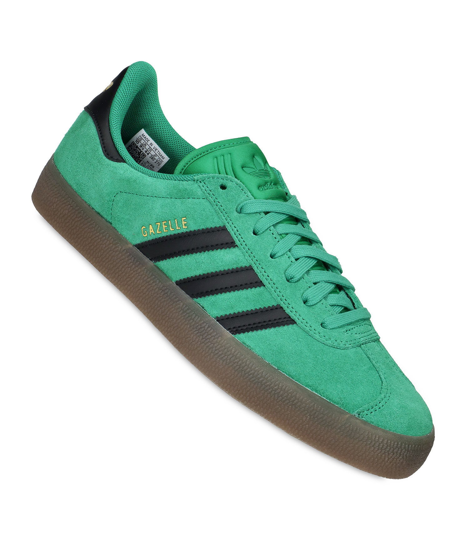 adidas Skateboarding Gazelle ADV Schuh court green core black gum Herren US 11.5
