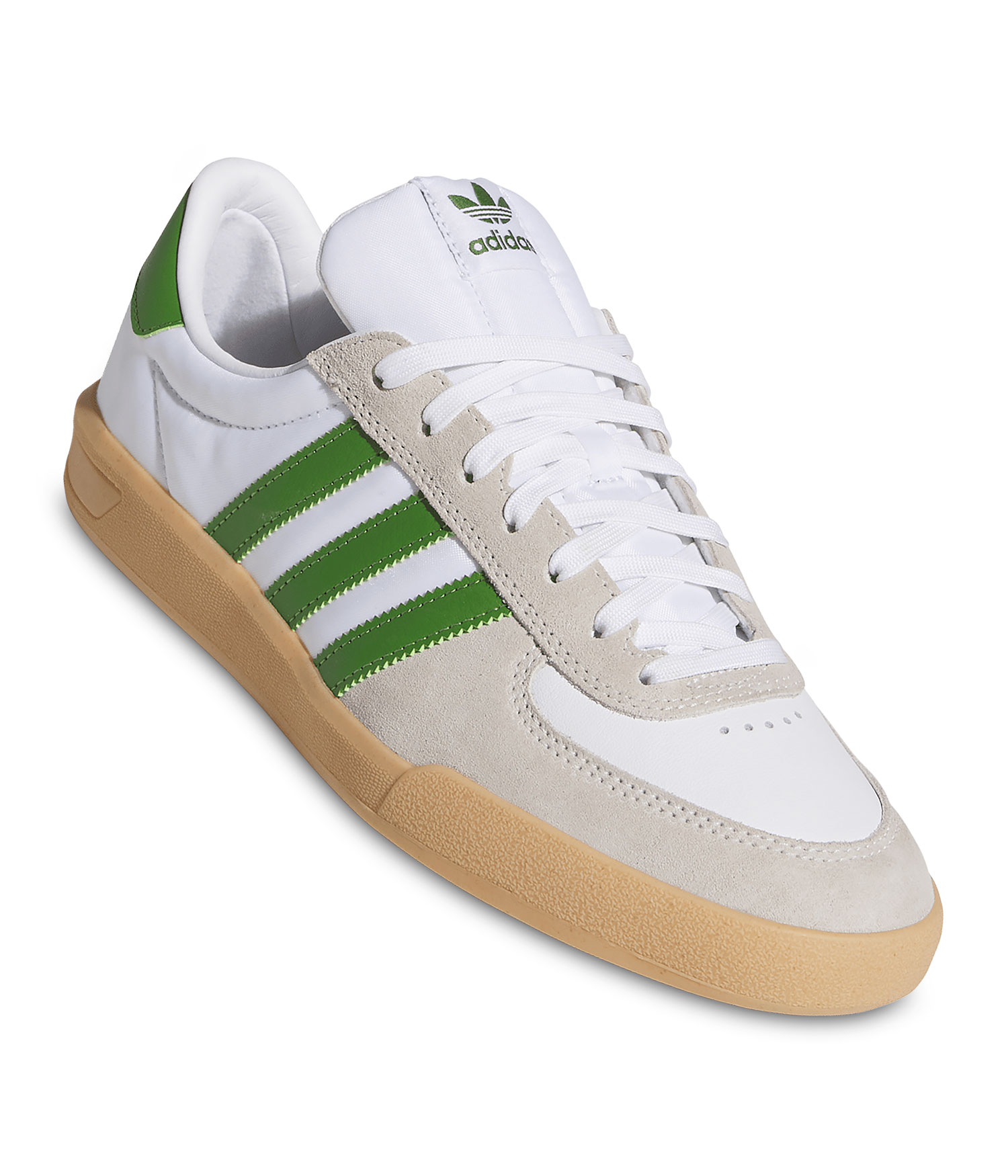 adidas Skateboarding Glenburn Schuh white crew green gum Herren US 6.5