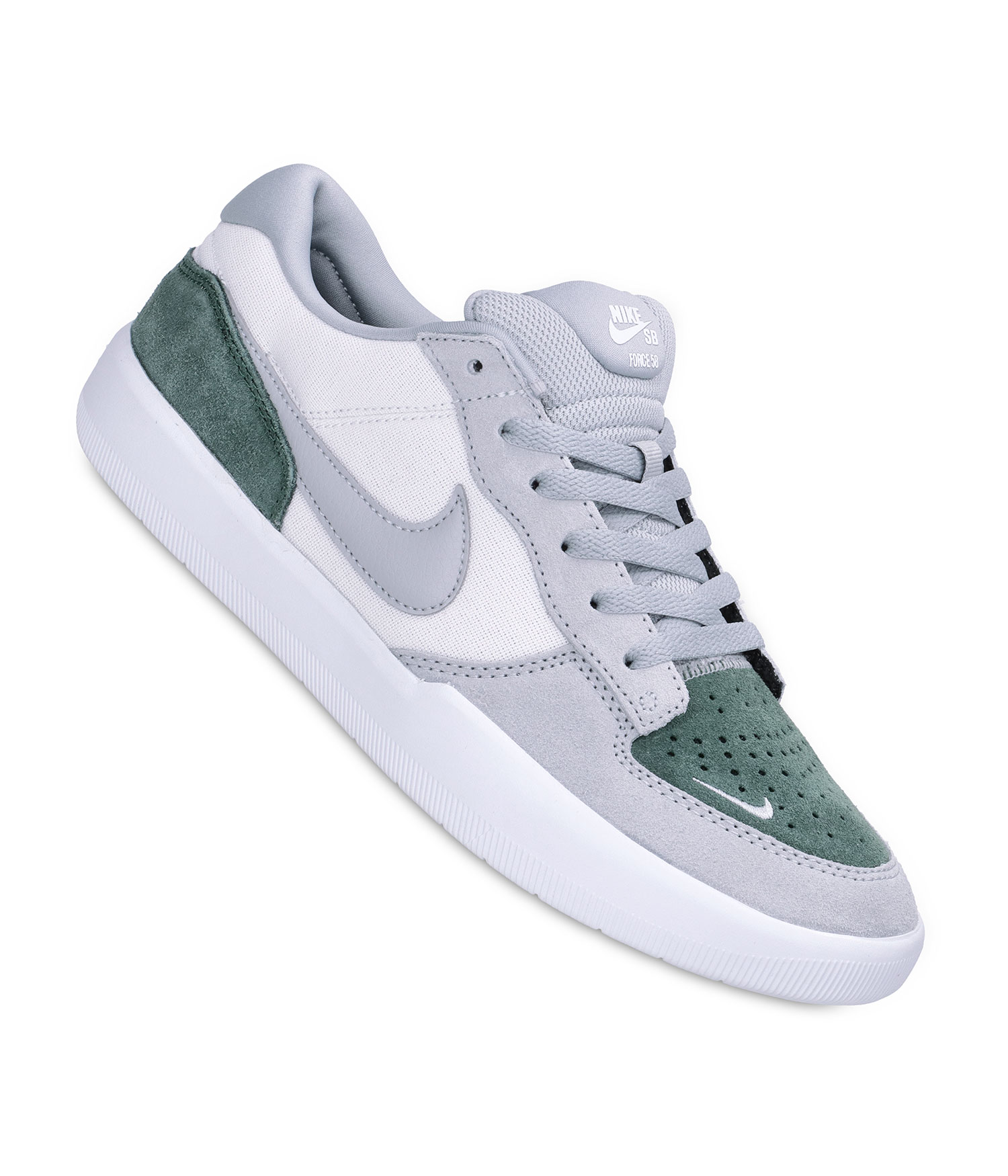 Nike SB Force 58 Schuh white silver fir white Herren US 10