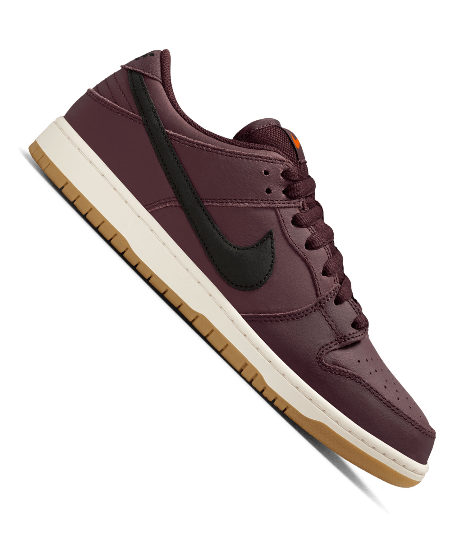 Nike SB Dunk Low Pro Iso Schuh burgundy crush black mystic date Herren US 5