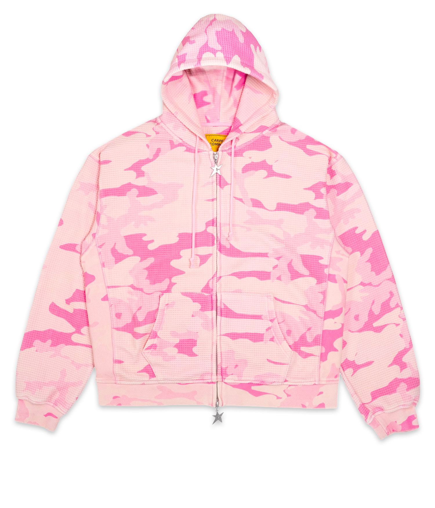 Carpet Company C-Star Double Thermal Zip-Hoodie pink camo Herren M