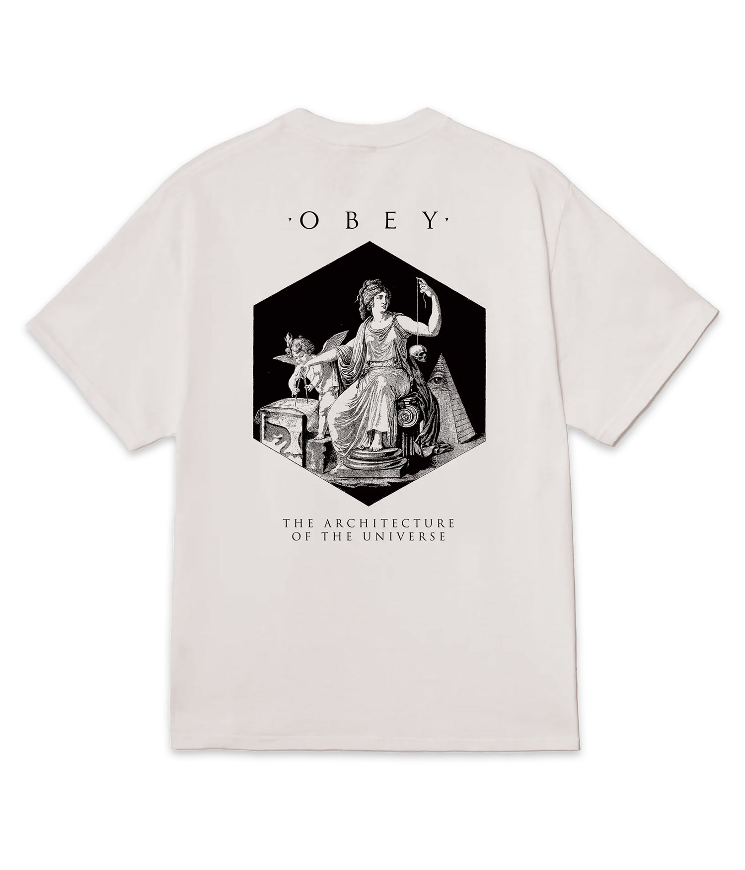 Obey Architecture Of The Uni T-Shirt vintage white Herren L