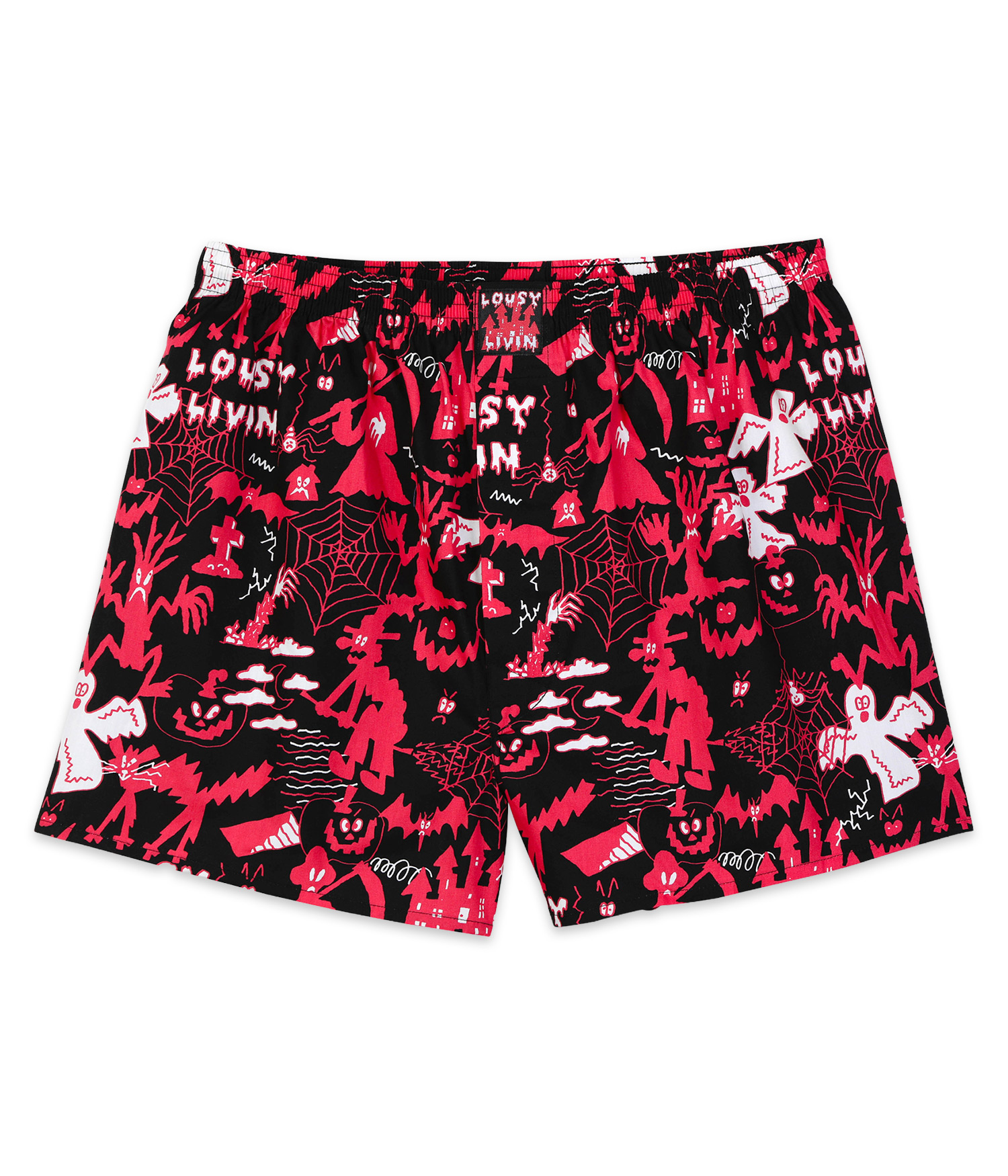 Lousy Livin Halloween Boxershorts black
