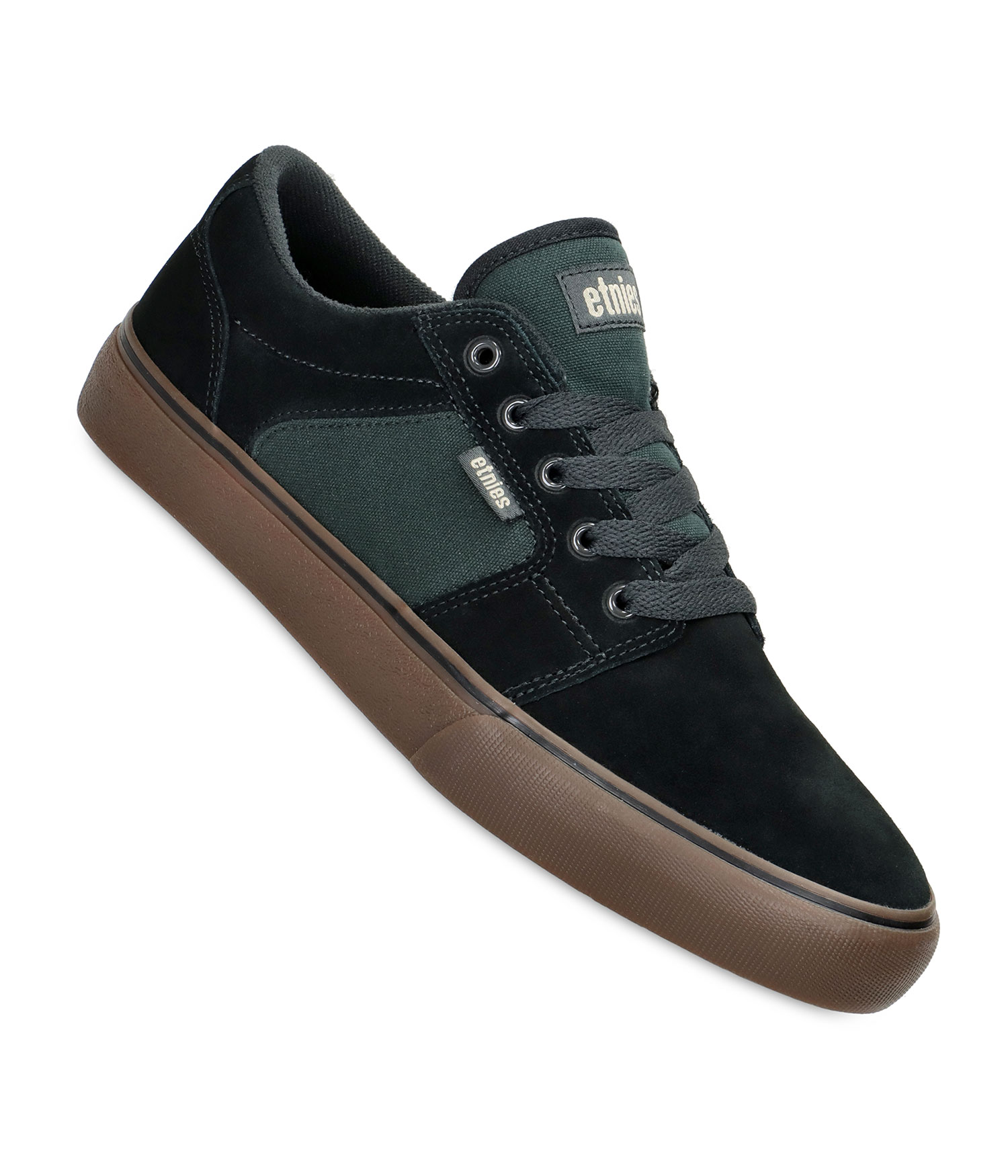 Etnies Barge LS Schuh black brown green Herren US 9.5