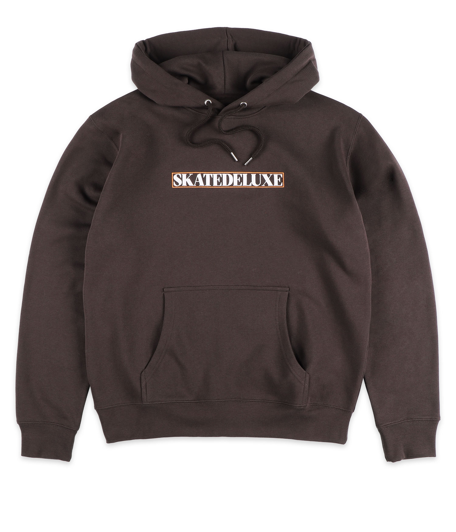 skatedeluxe Square Organic Hoodie dark brown Herren L