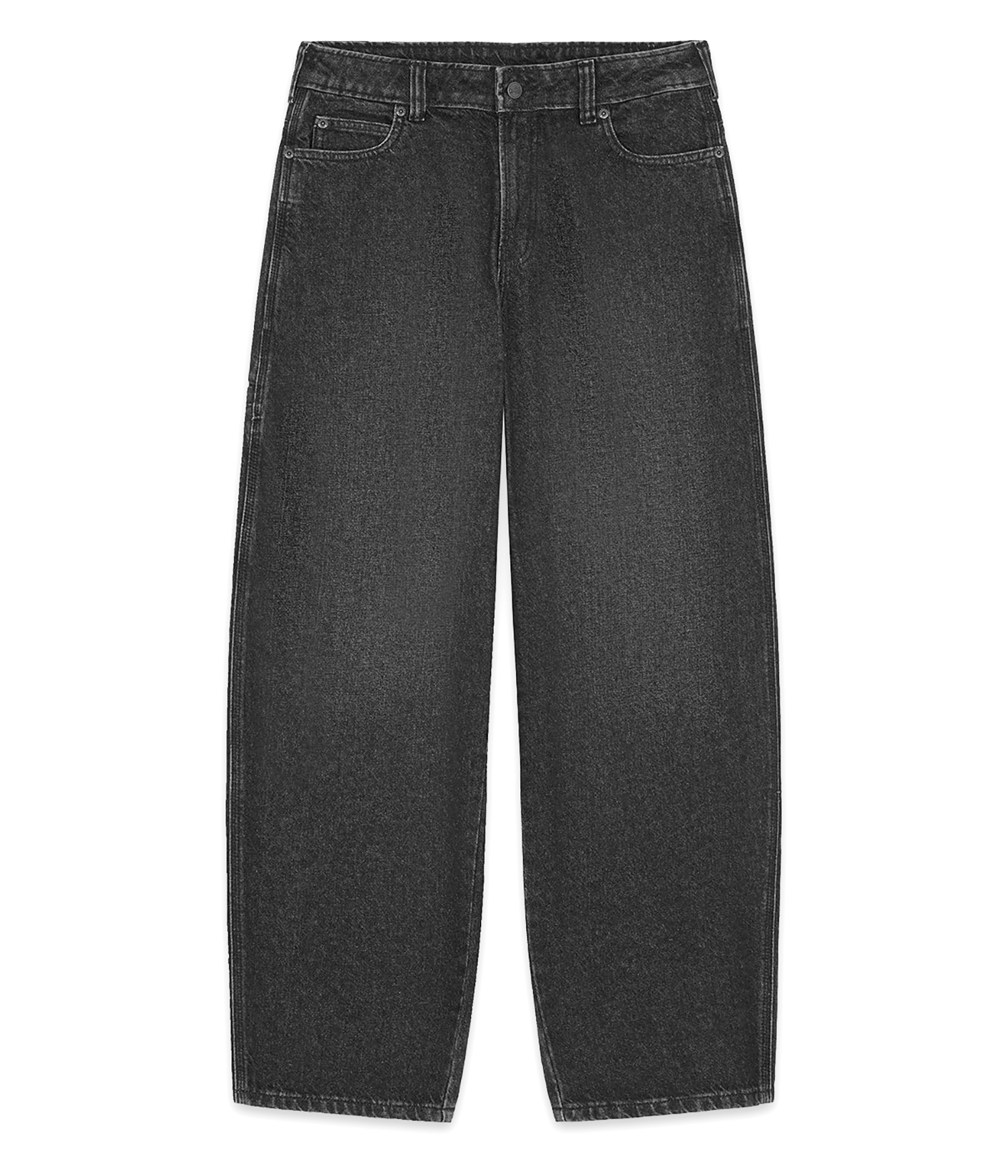 Dickies 958 Baggy Tapered Work Jeans black wash faded Herren W34 L32