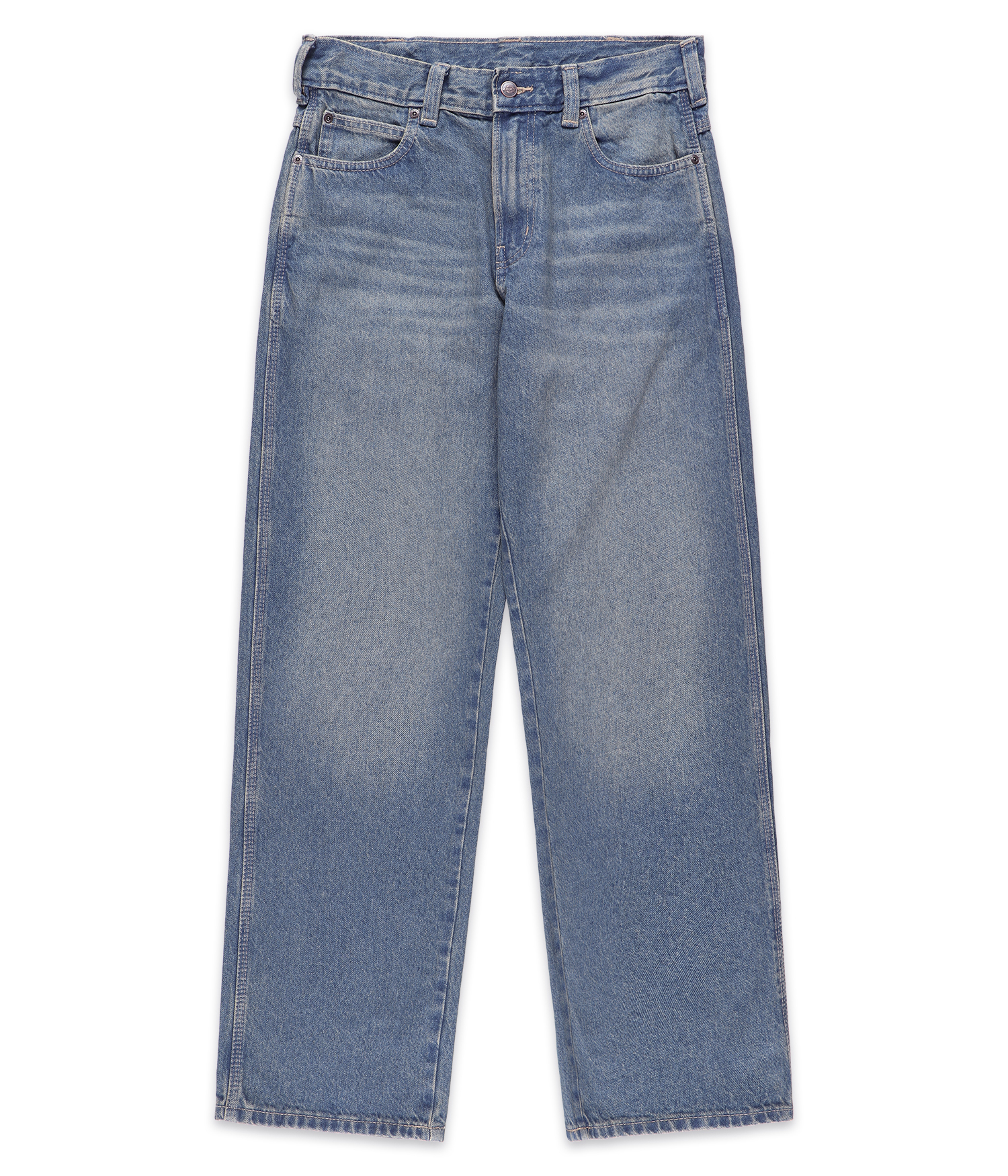 Dickies 954 Relaxed Straight Work Jeans khaki tinted blue Herren W38 L34