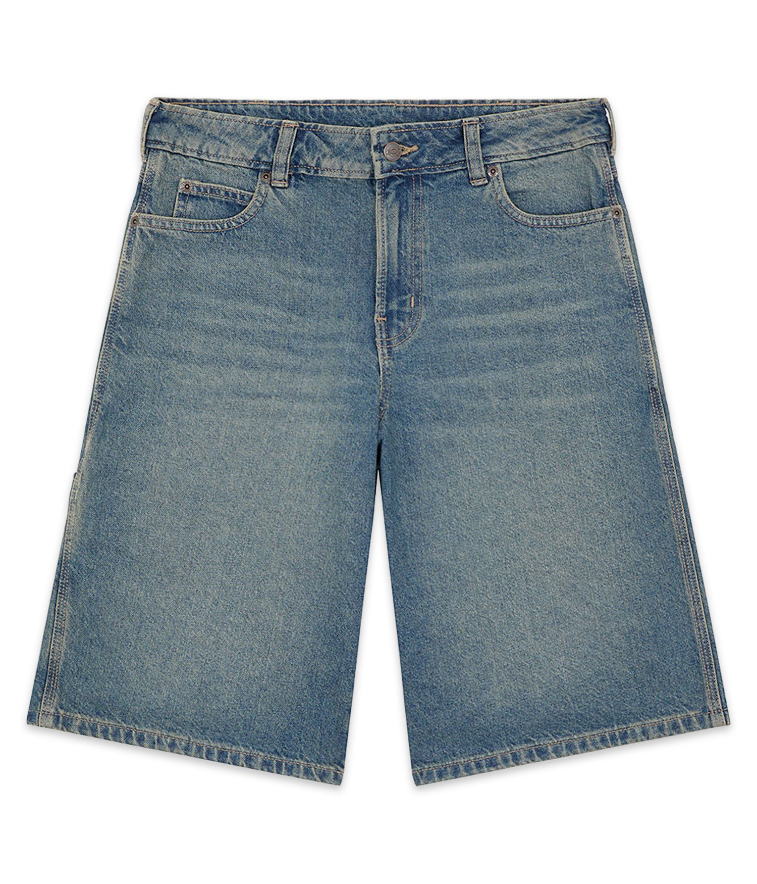 Dickies 957 13" Shorts khaki tinted blue Damen W28