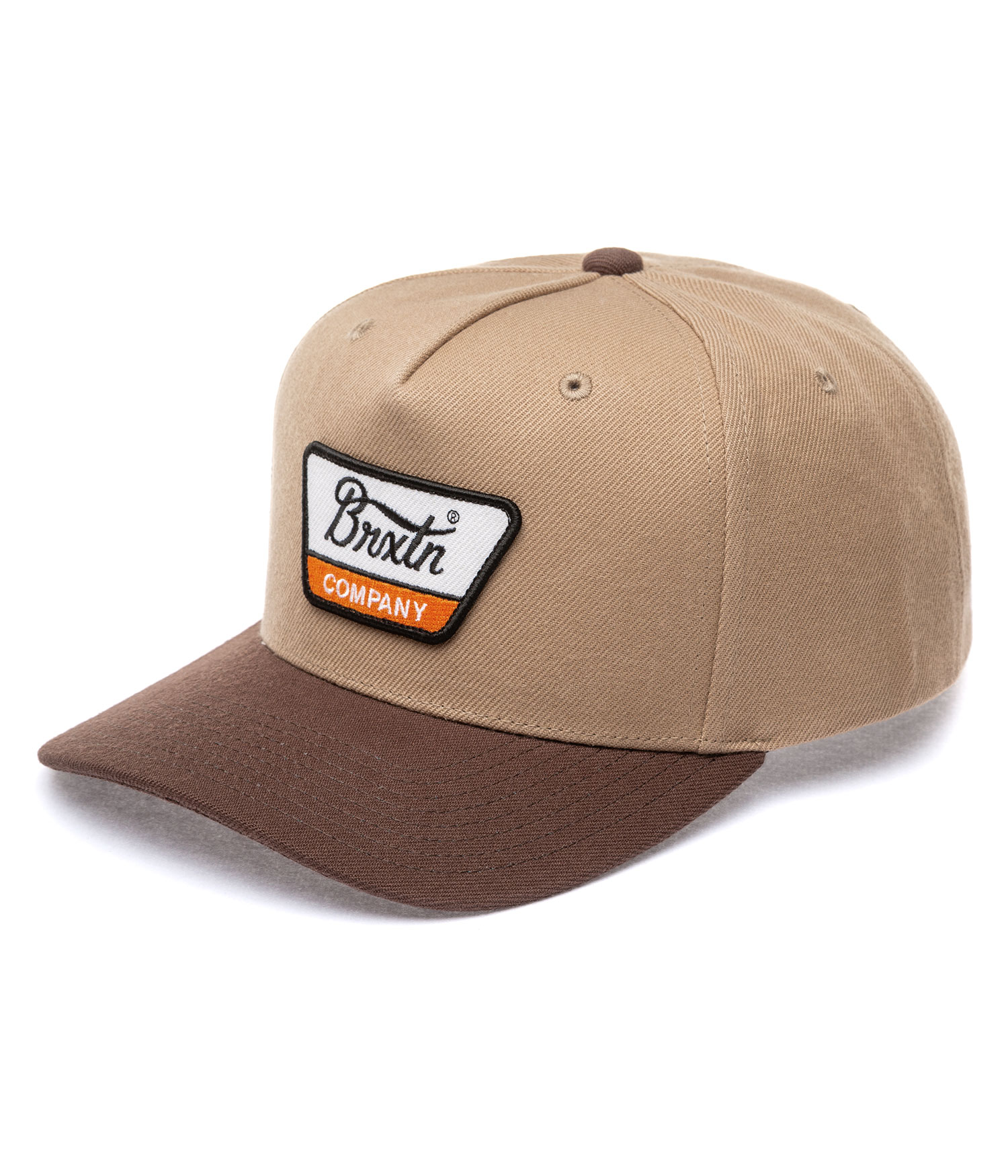 Brixton Linwood C Netplus Snapback Cap sand pinecone brown