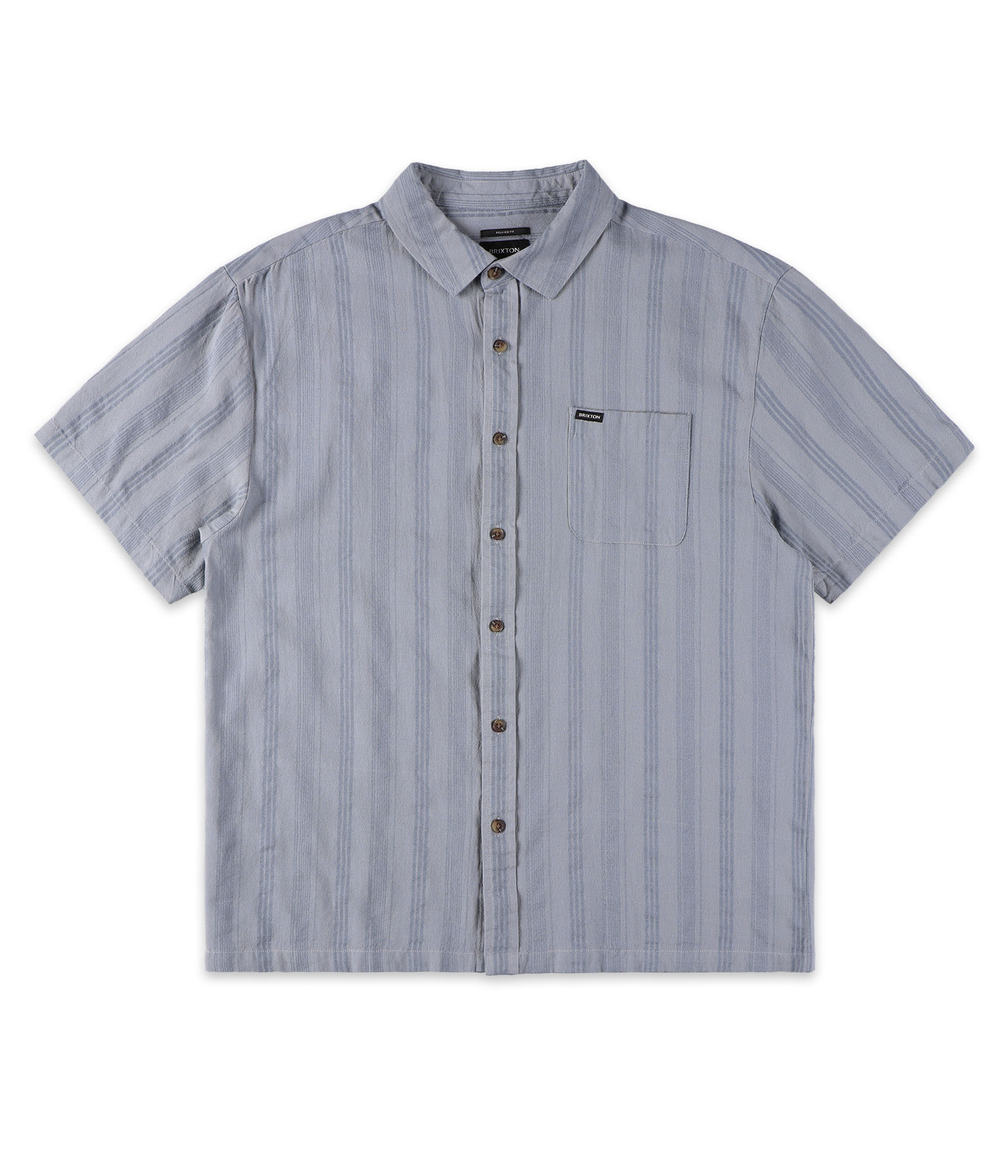 Brixton Cru Striped Dobby Hemd trooper Herren XL