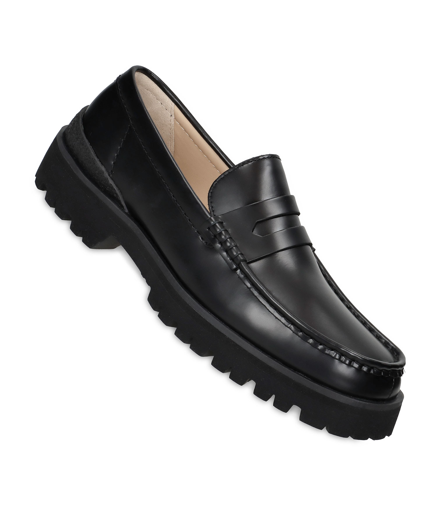 Clarks Originals Yukoner Penny Schuh black leather Herren US 10.5