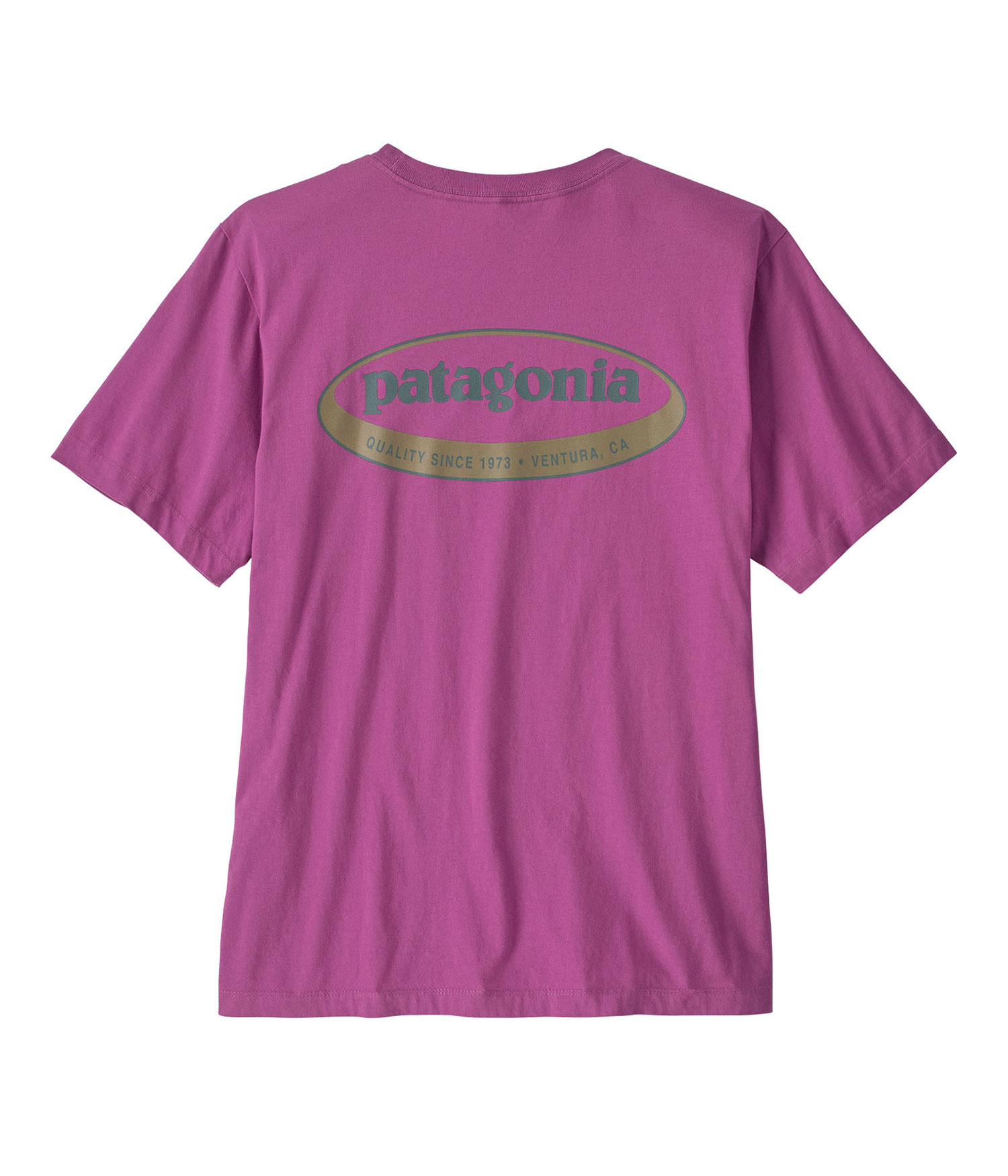 Patagonia '95 Oval Logo T-Shirt faded magenta Herren S