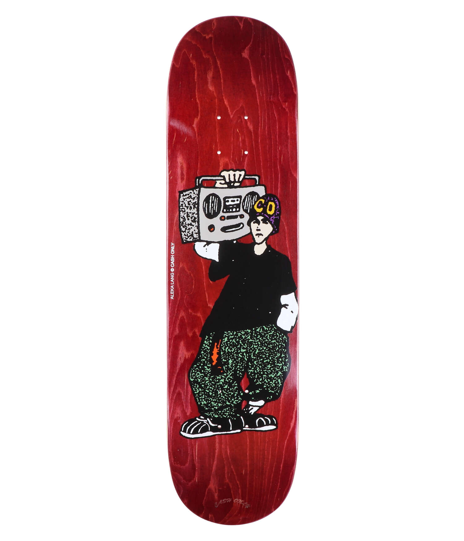 Cash Only Lang Pro Debut 8" Skateboard Deck multi