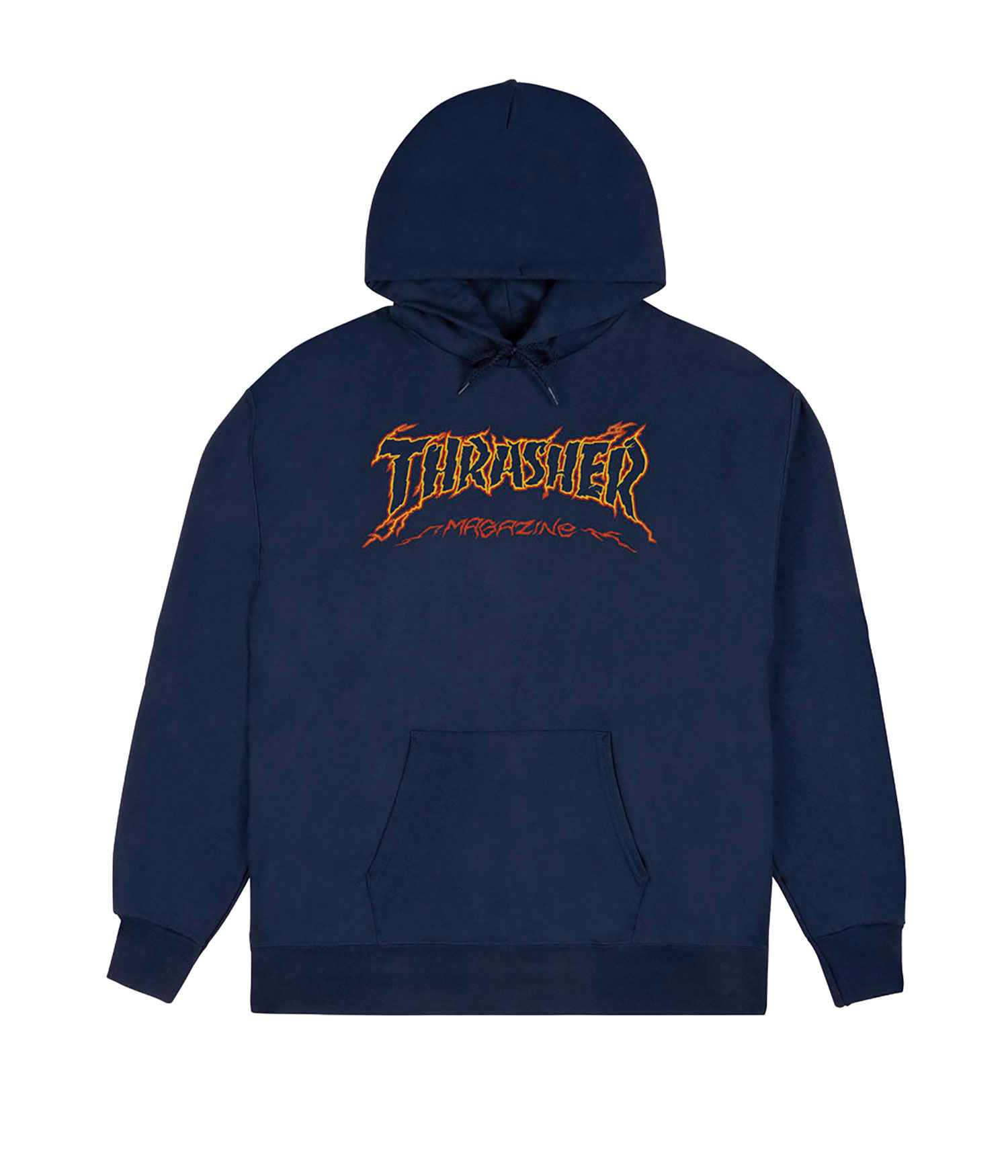 Thrasher Cracked Hoodie navy Herren L