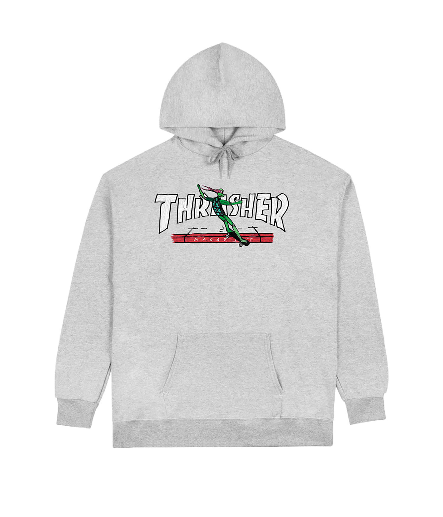 Thrasher Red Curb Hoodie ash grey Herren M