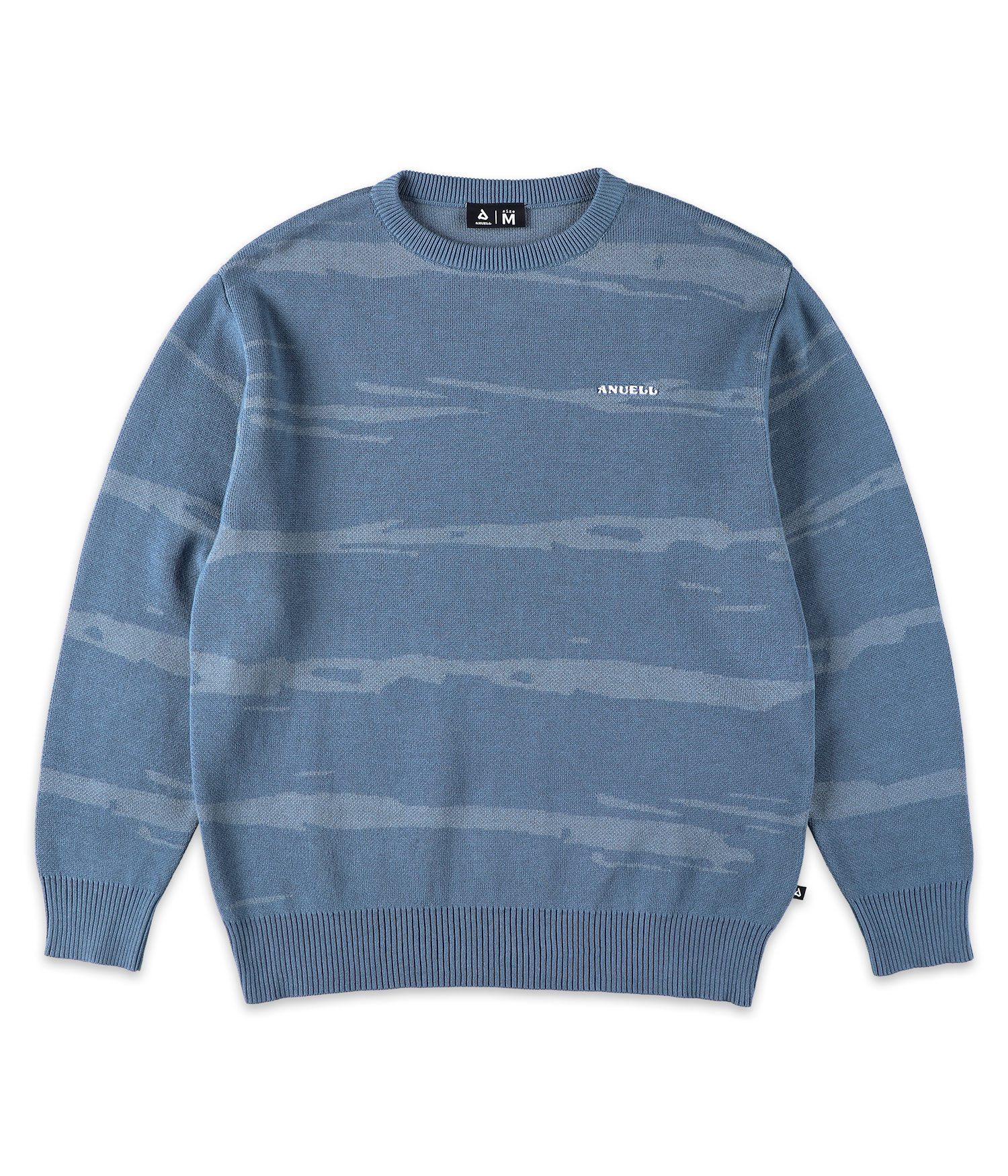 Anuell Grunnem Knit Sweatshirt blue Herren L