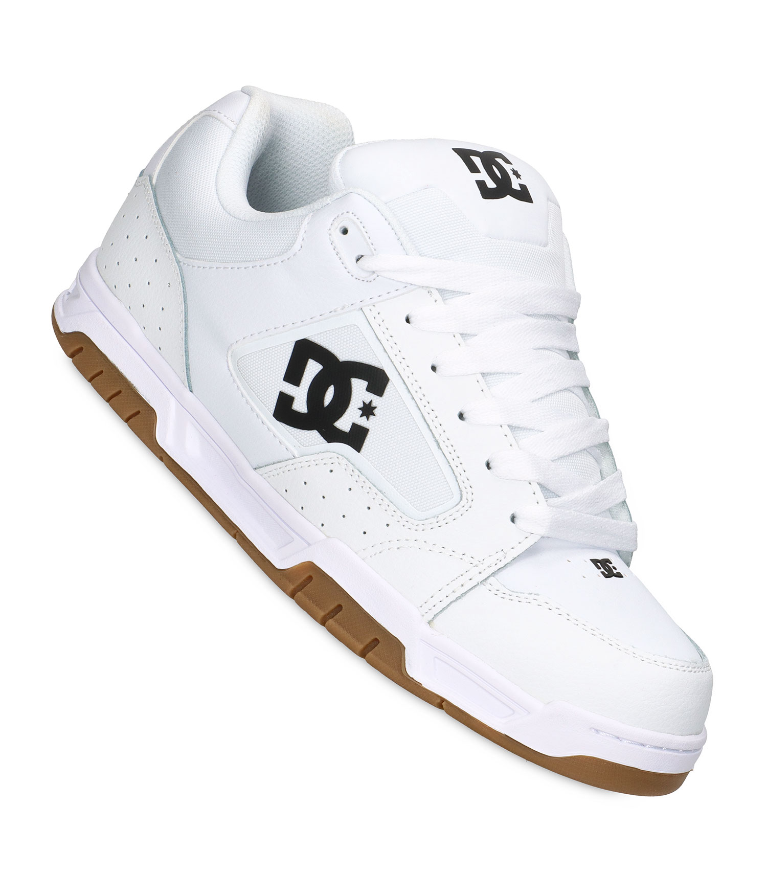 DC Coiler Schuh white black gum Herren US 11.5