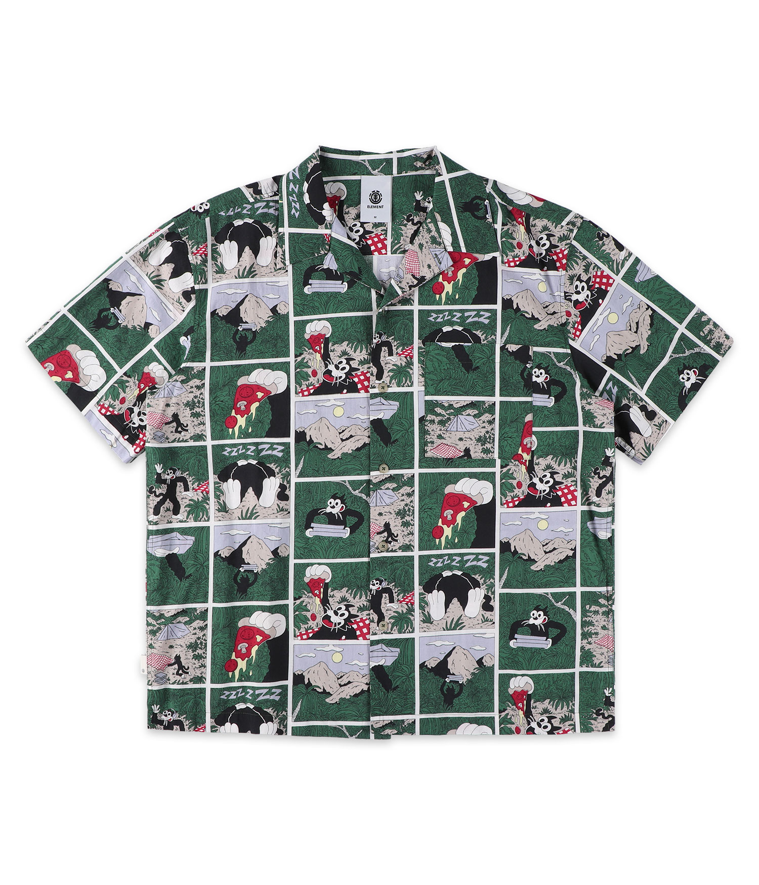 Element Regular SB Printed Hemd snack Herren L