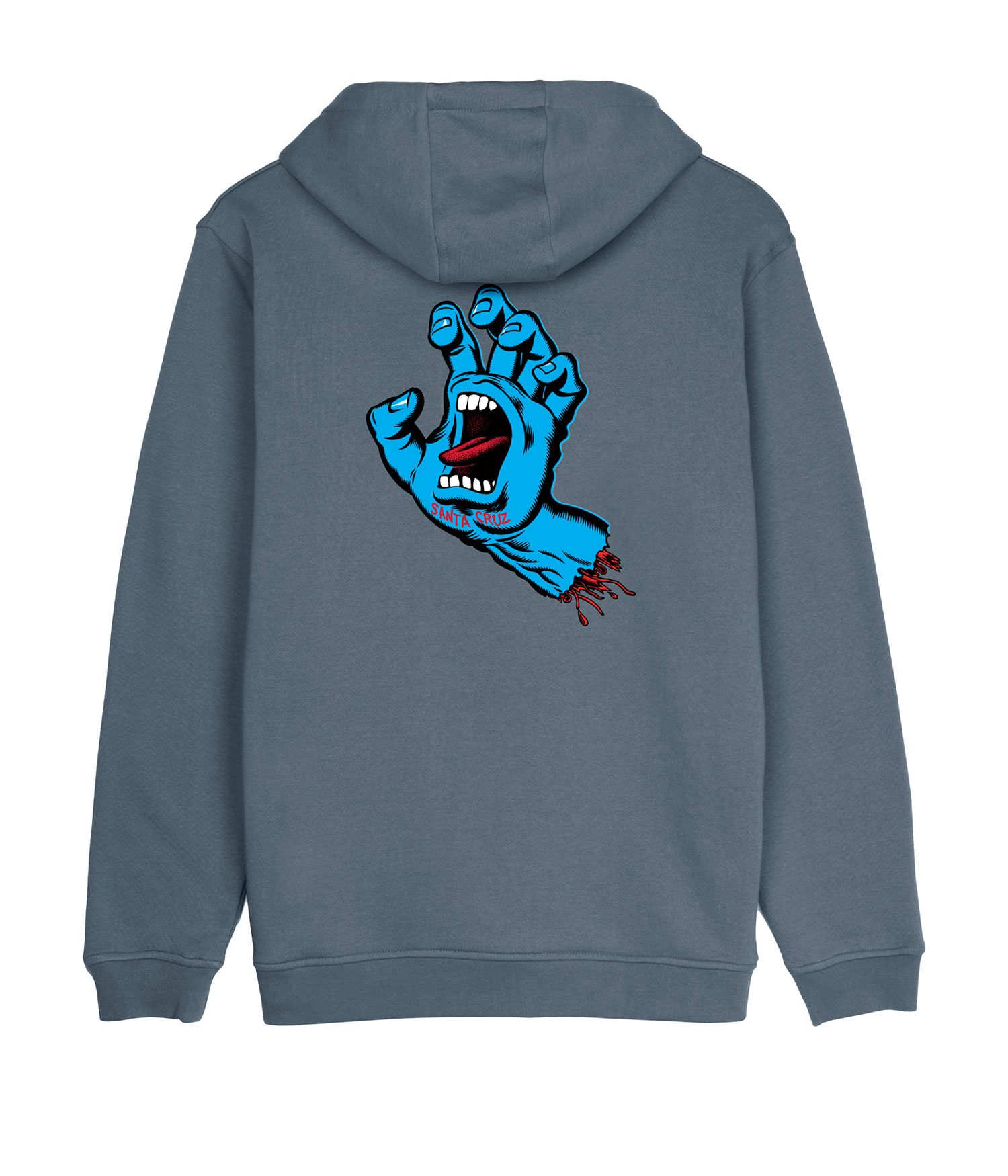 Santa Cruz Screaming Hand Chest Hoodie storm grey Herren S