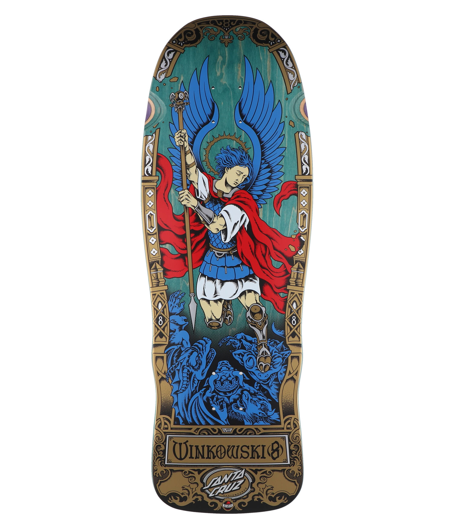 Santa Cruz Winkowski Archangel Shaped 10.35" Skateboard Deck multi